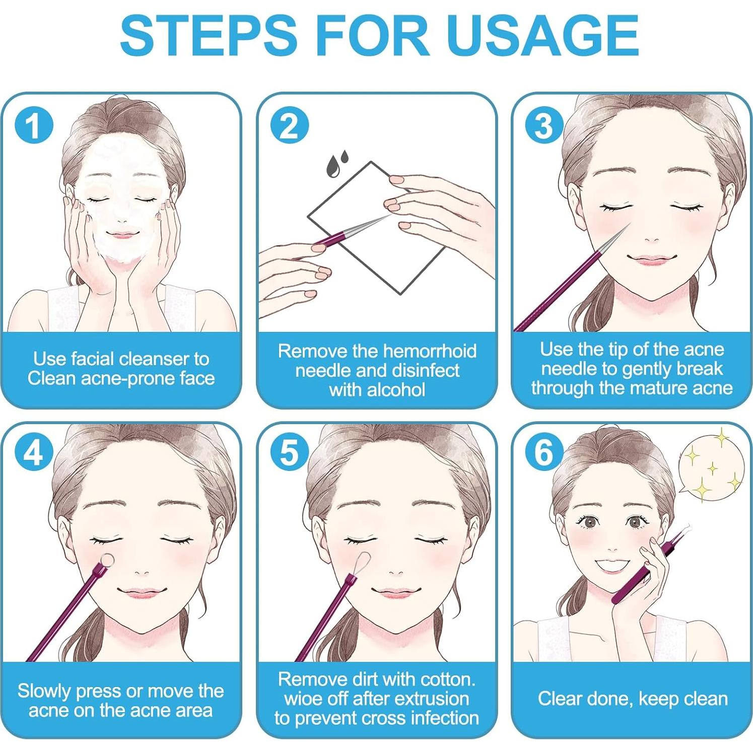 Kit de Herramientas para Puntos Negros UWOIST - 5 Piezas