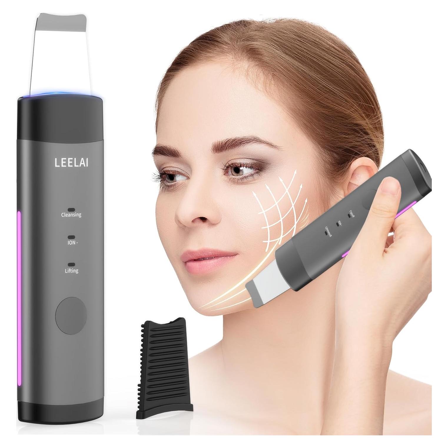 Espátula Facial LEELAI N1-001 Limpiadora de Poros 3 Modos