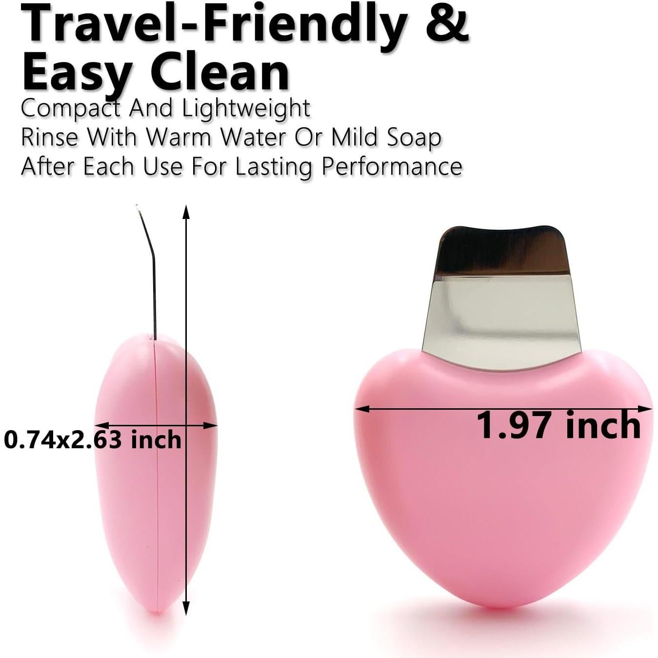 Herramienta de Raspado Facial EYBDYB Rosa - Limpiador de Puntos Negros