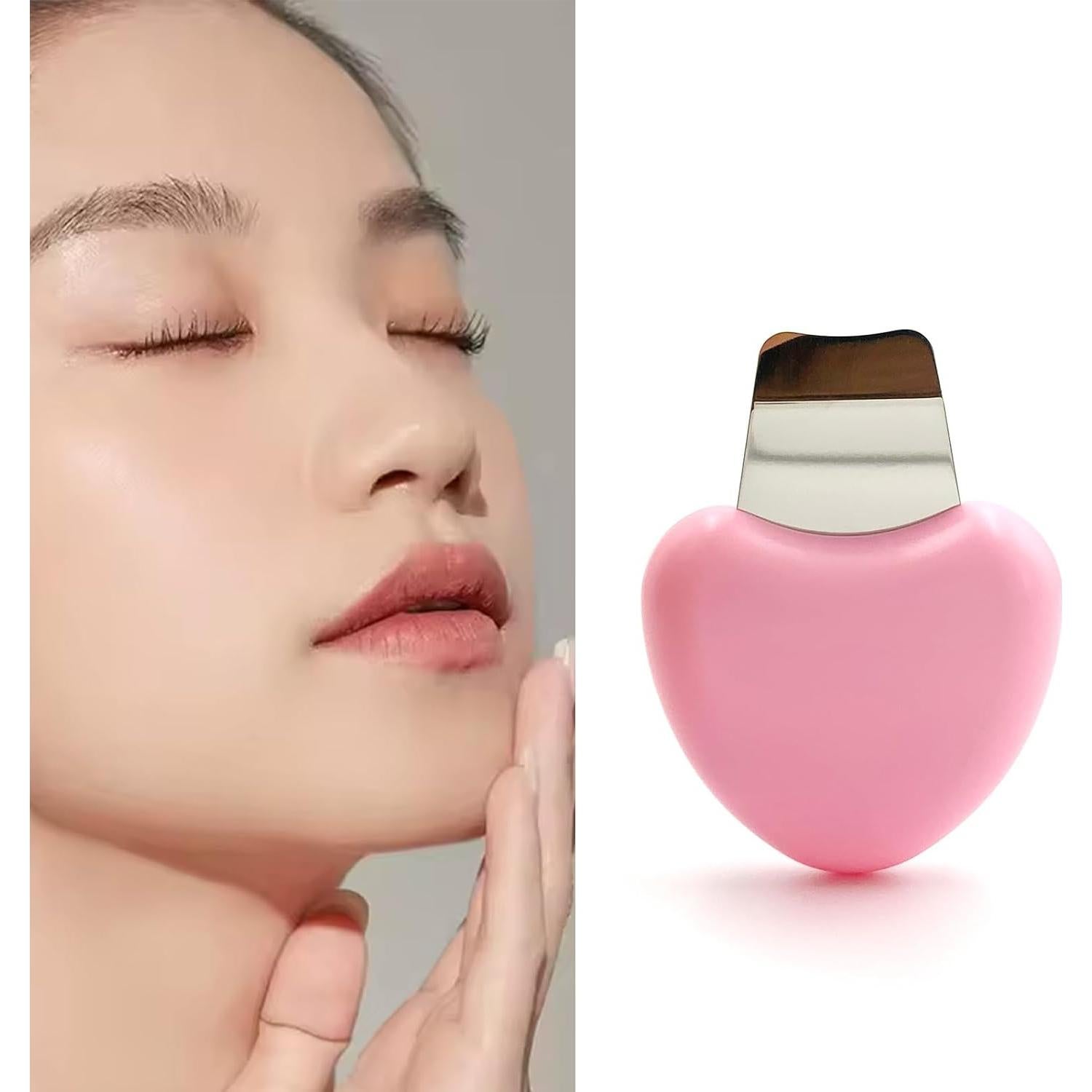 Herramienta de Raspado Facial EYBDYB Rosa - Limpiador de Puntos Negros