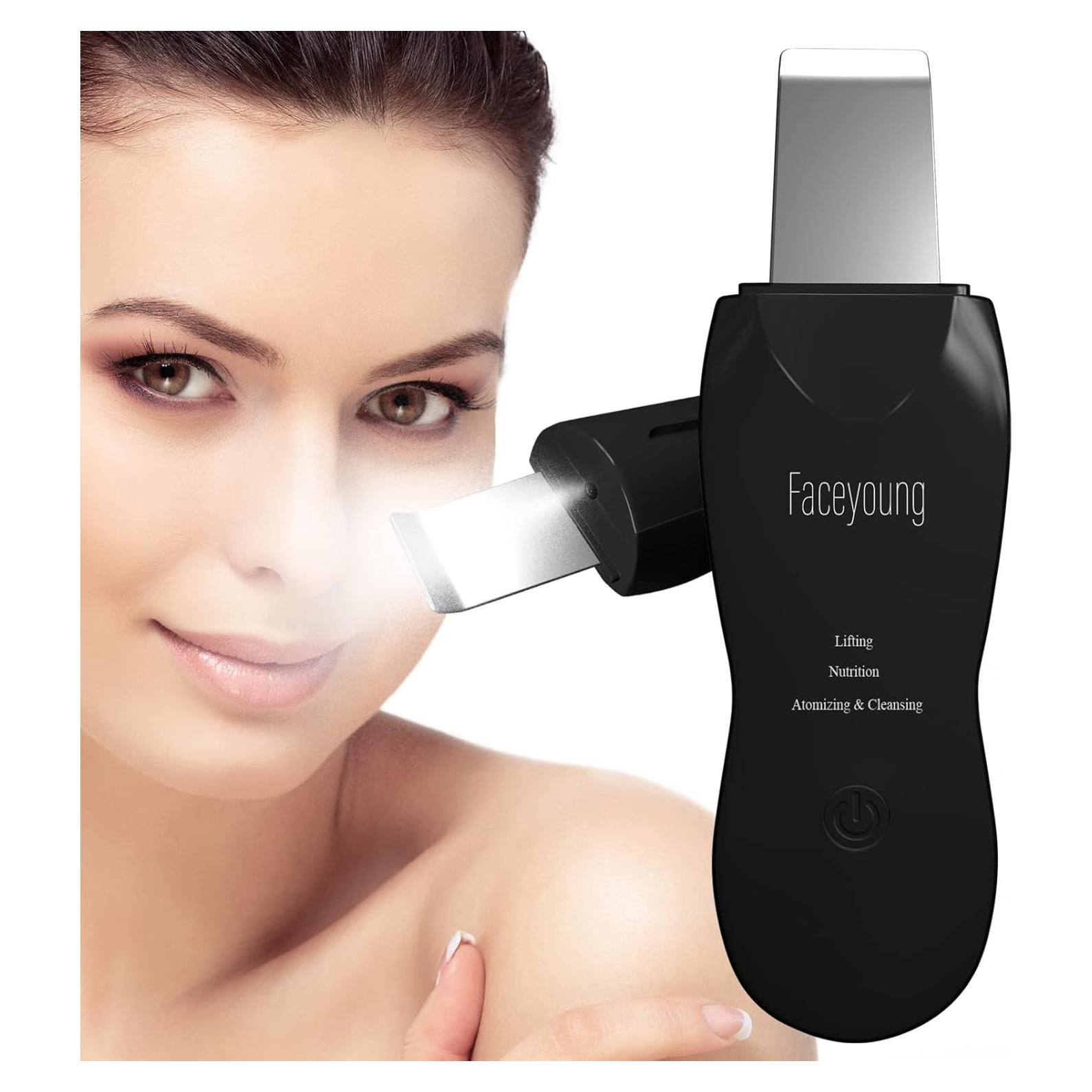 Limpiador Facial con Nebulizador FACE YOUNG, 4 Modos, Hidratante