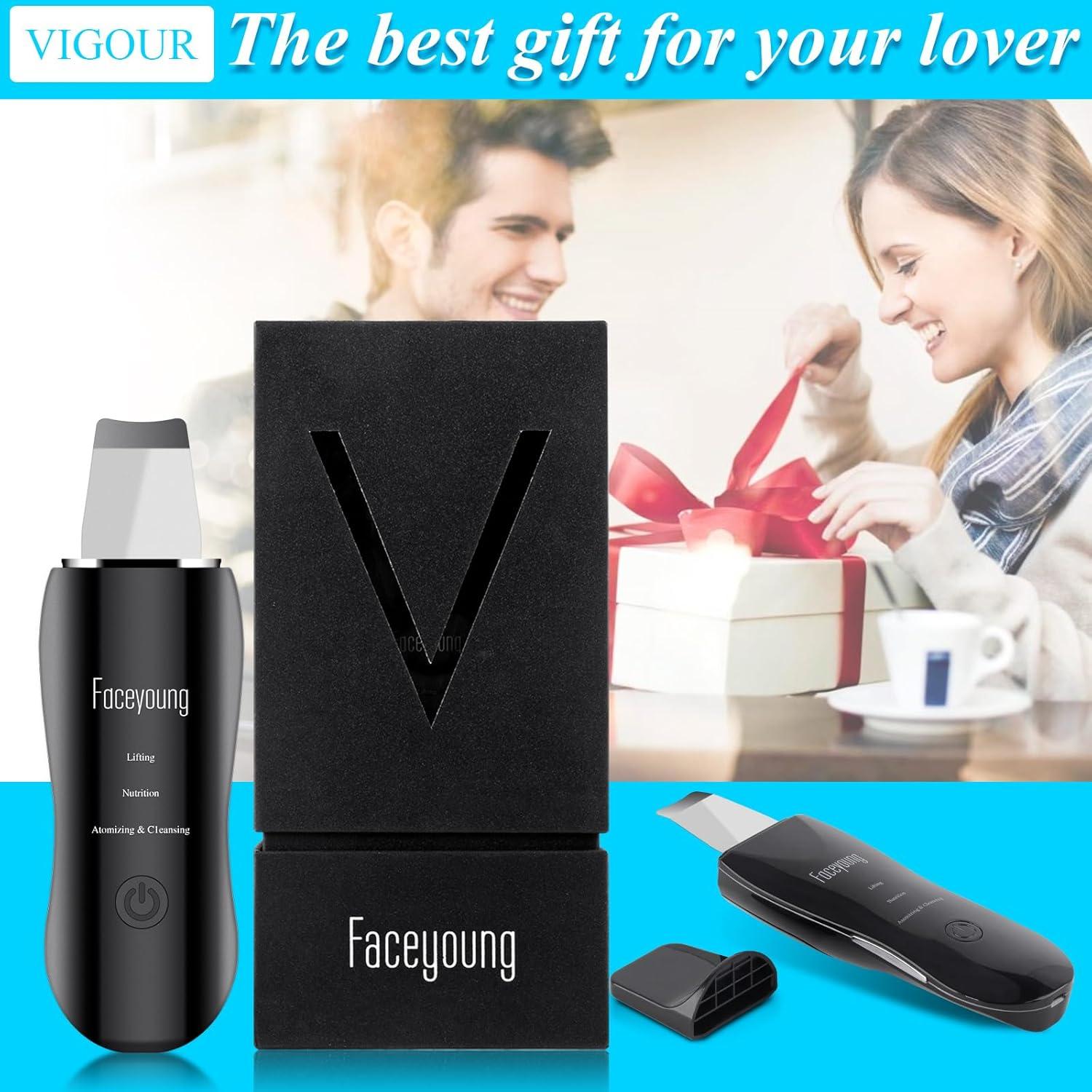 Limpiador Facial con Nebulizador FACE YOUNG, 4 Modos, Hidratante