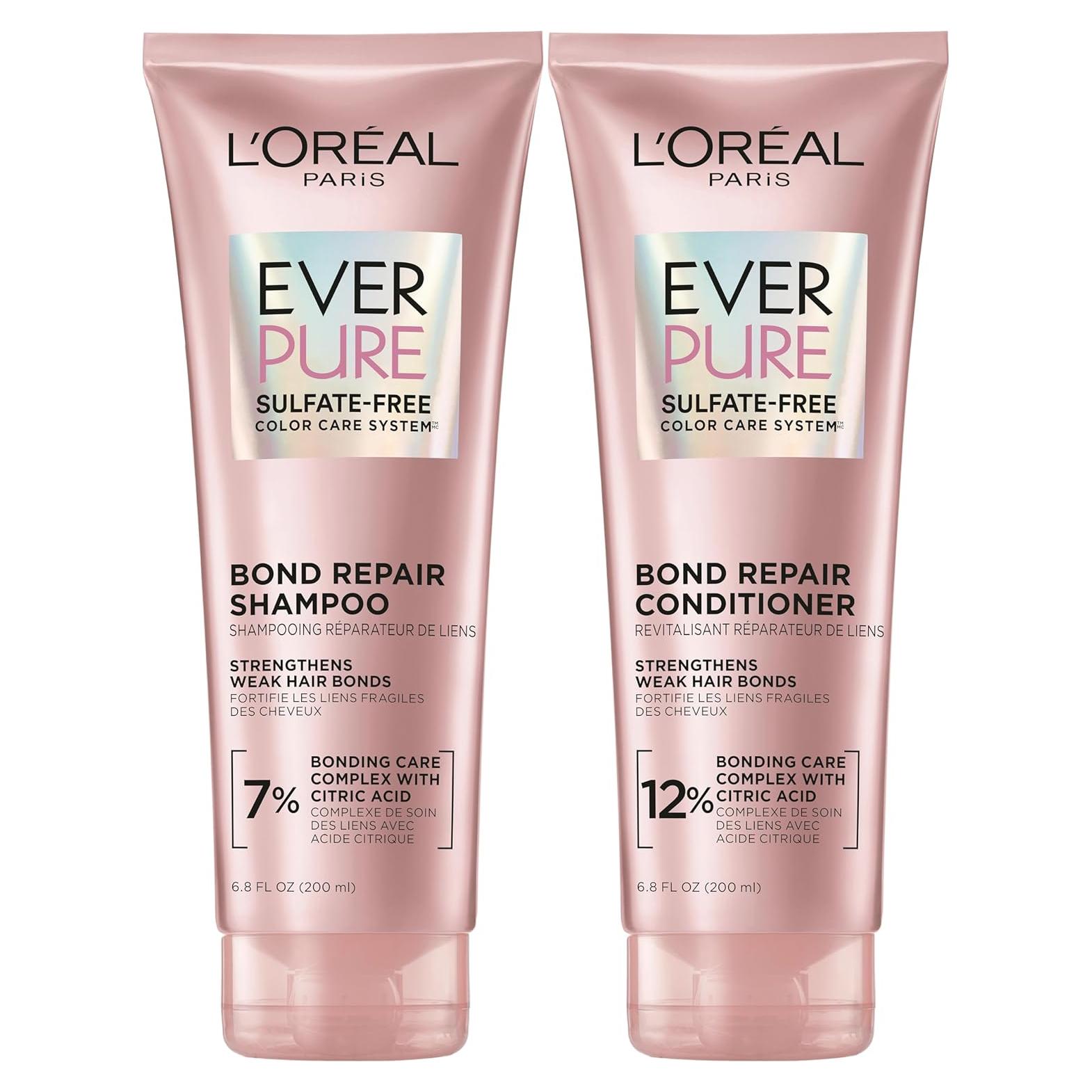 Kit de Cuidado del Cabello Vegano L'Oreal Paris EverPure 200ml