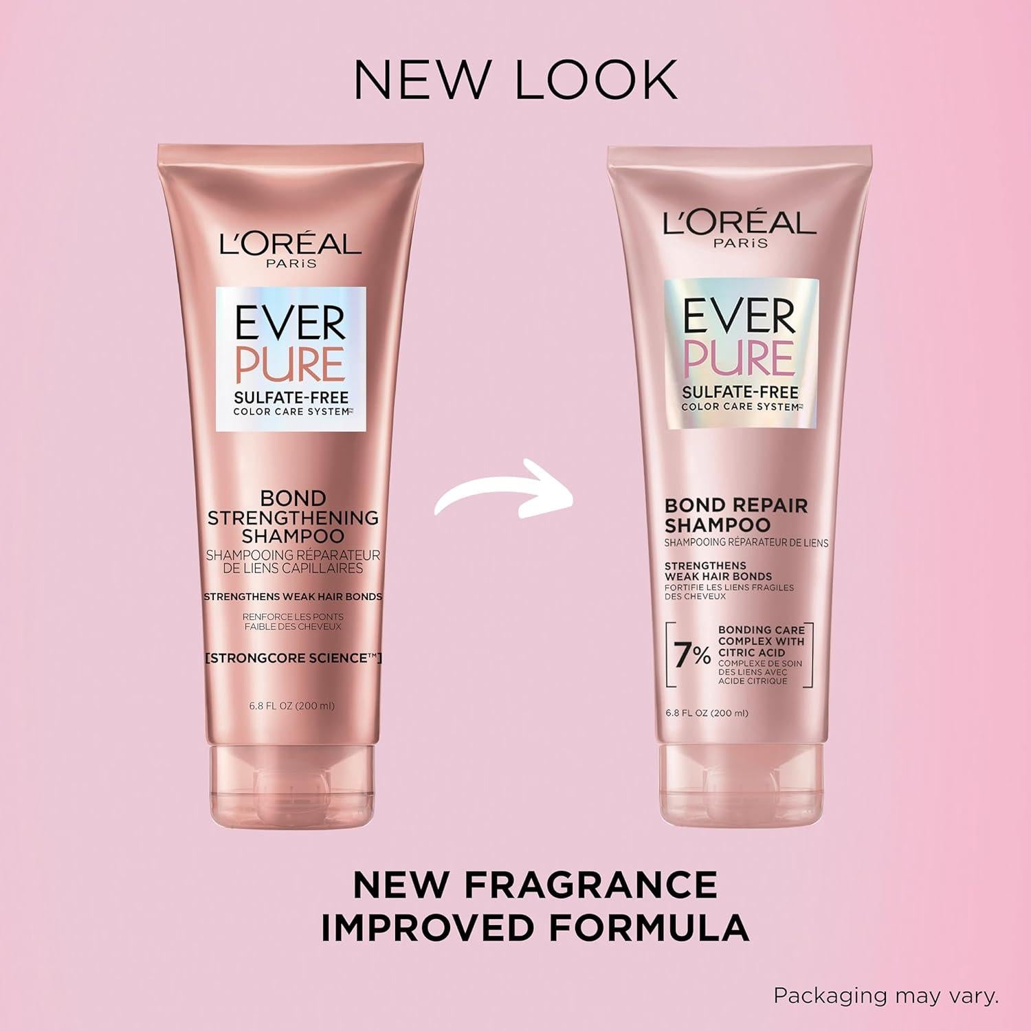 Kit de Cuidado del Cabello Vegano L'Oreal Paris EverPure 200ml