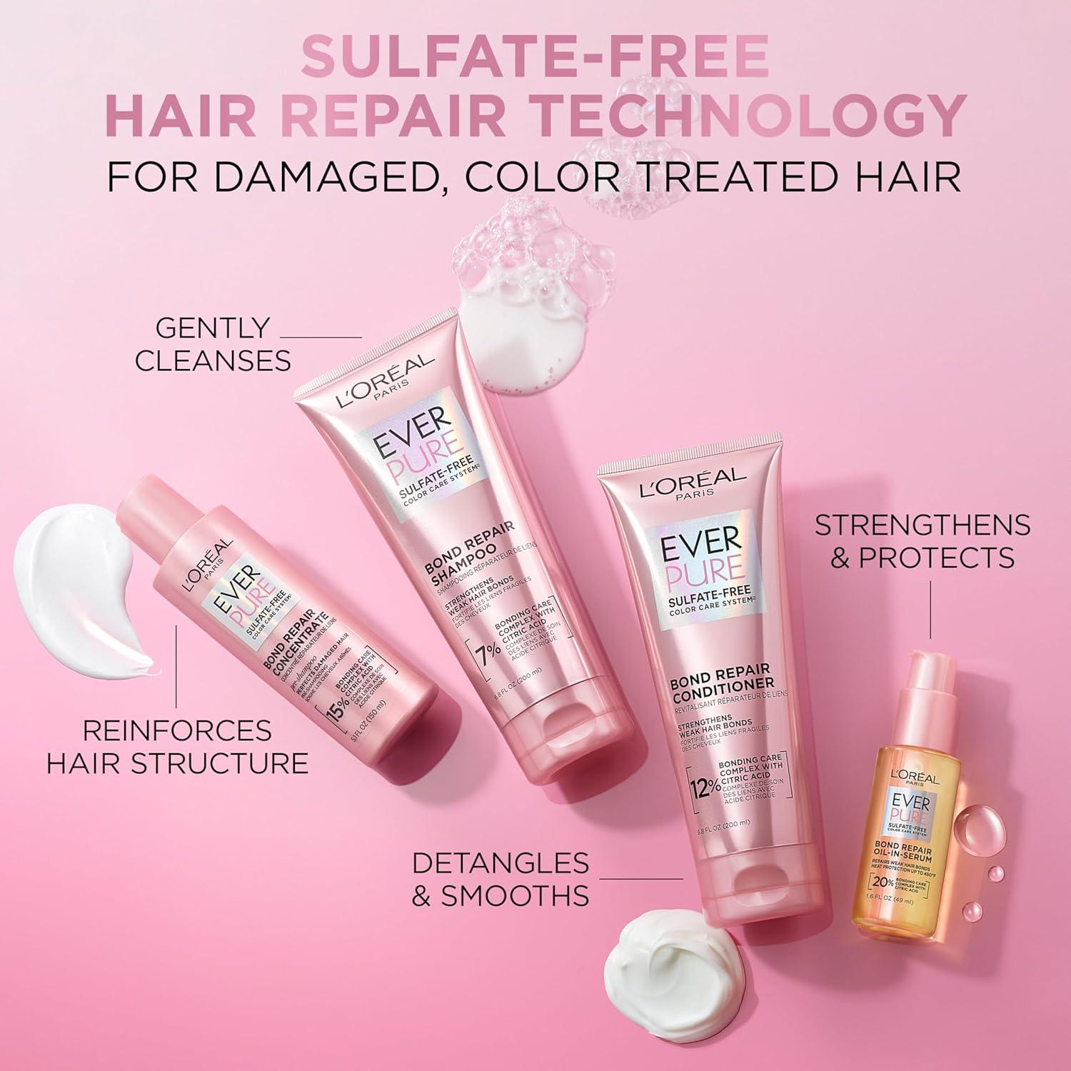 Kit de Cuidado del Cabello Vegano L'Oreal Paris EverPure 200ml