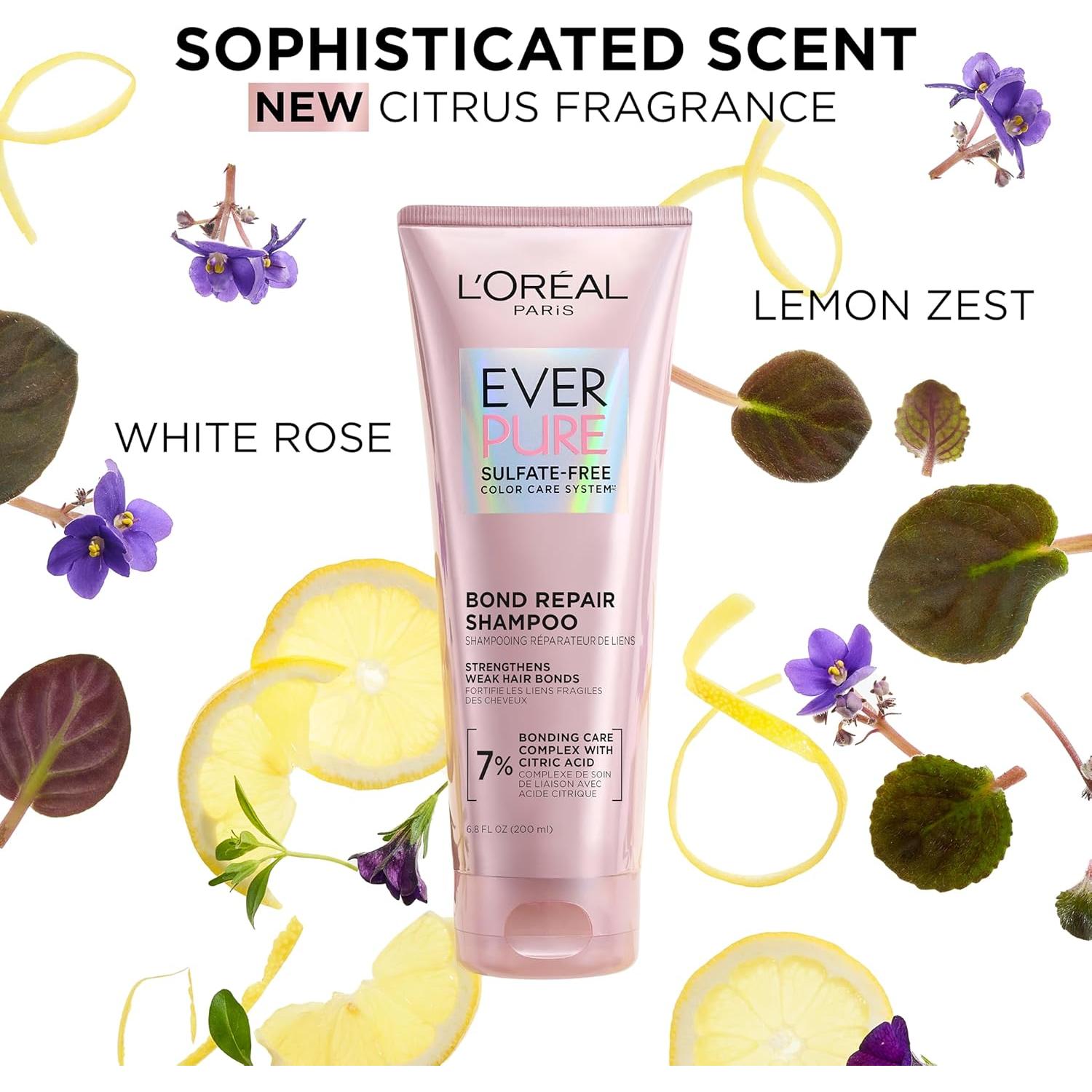 Kit de Cuidado del Cabello Vegano L'Oreal Paris EverPure 200ml