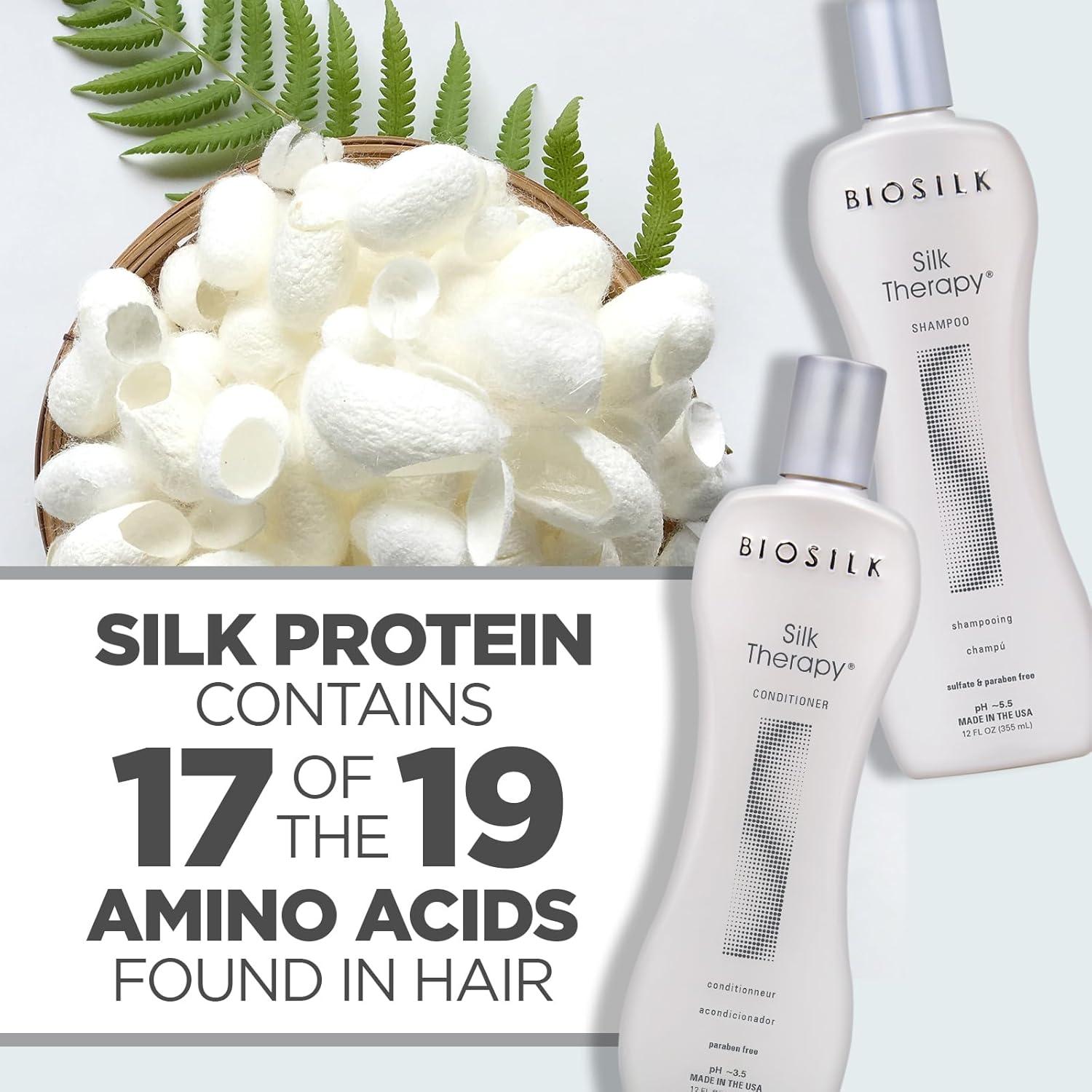 Conjunto Champú y Acondicionador BioSilk Silk Therapy 2x355ml