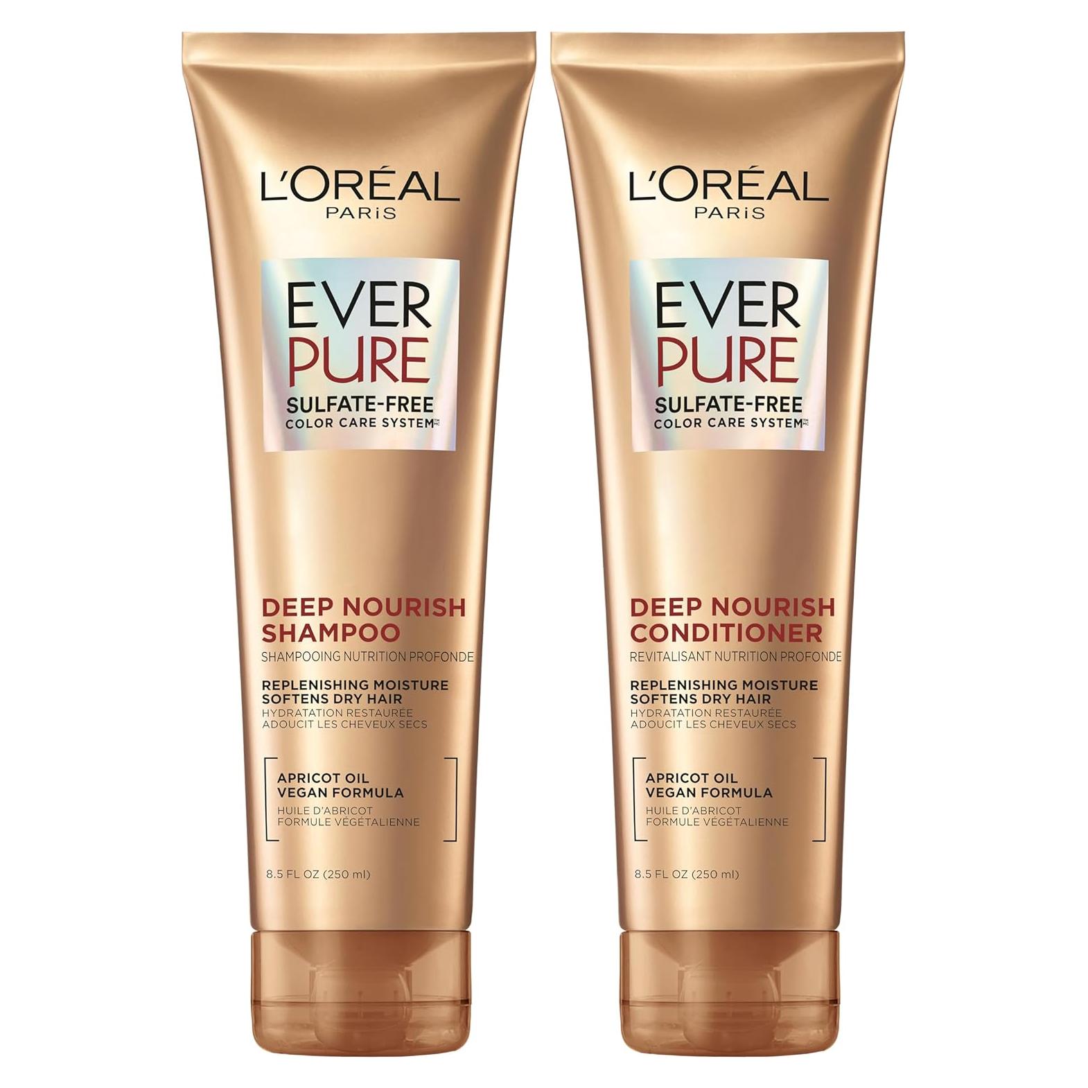 Set Champú y Acondicionador Sin Sulfatos L'Oreal Paris 500 ml