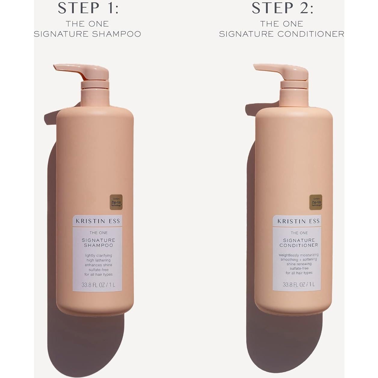 Conjunto Champú y Acondicionador Kristin Ess 1000 ml - Hidratante