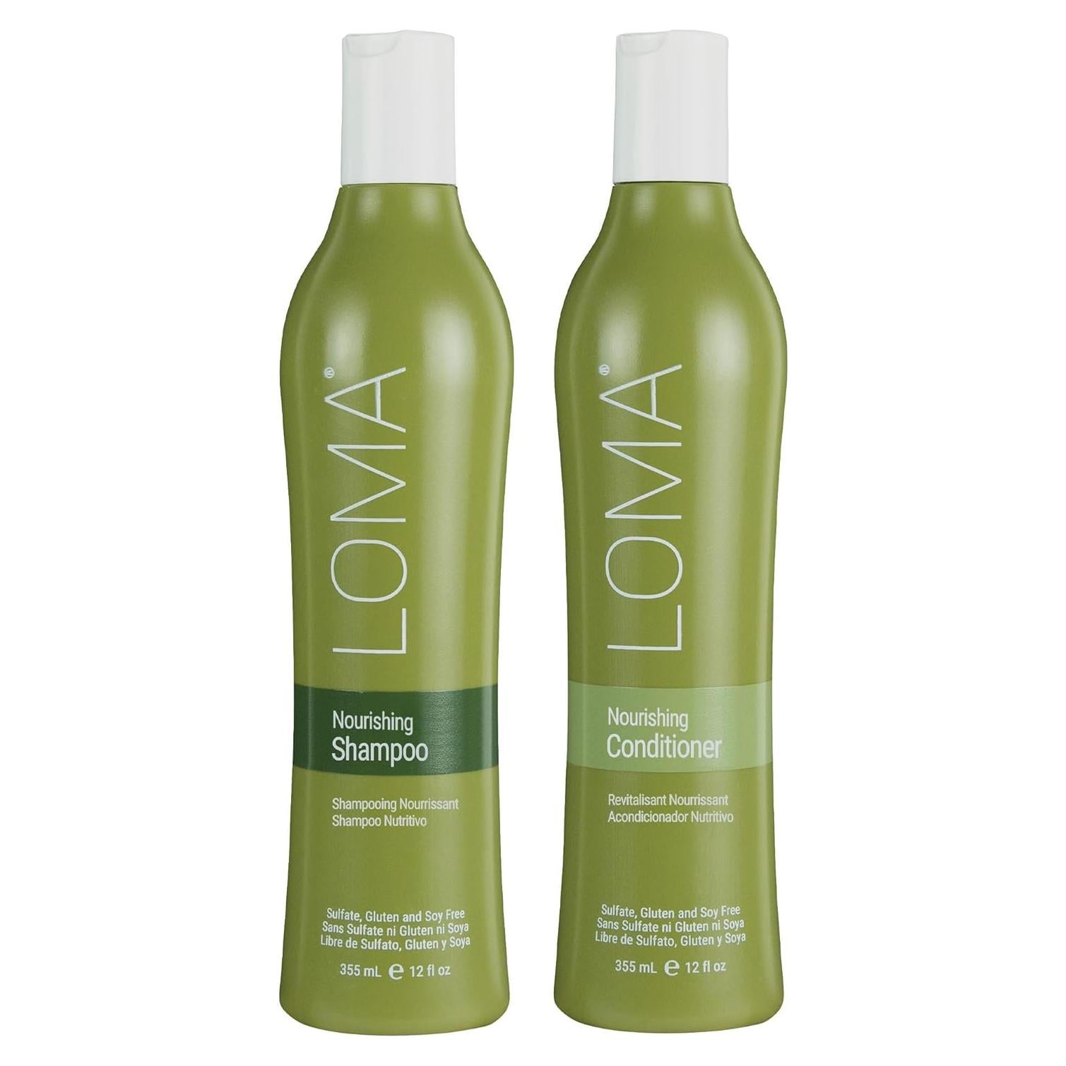 Dúo Champú y Acondicionador Nutritivo Loma Hair Care 2 Piezas