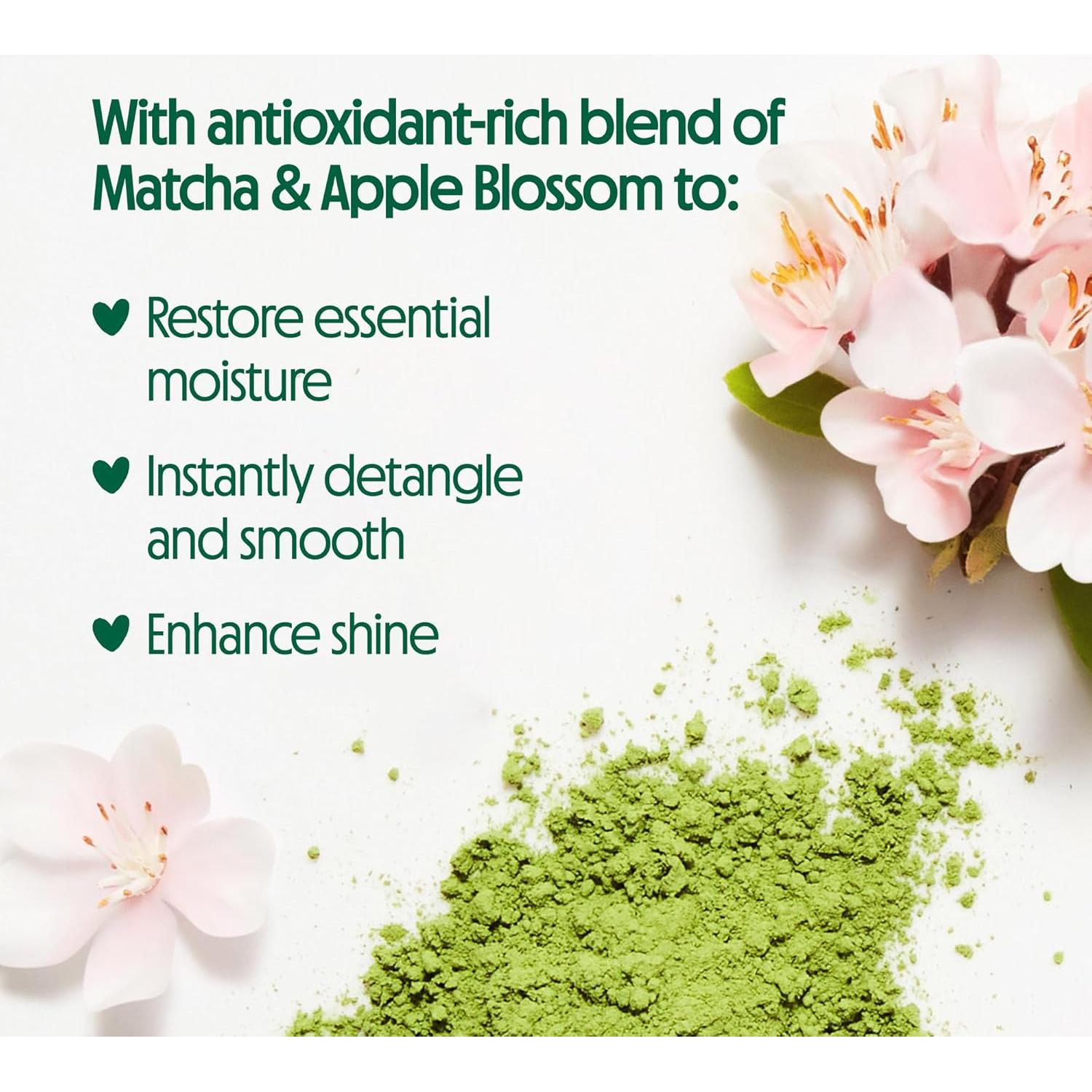 Champú y Acondicionador Not Your Mother's Naturals 448 ml - Té Verde Matcha y Flor de Manzana