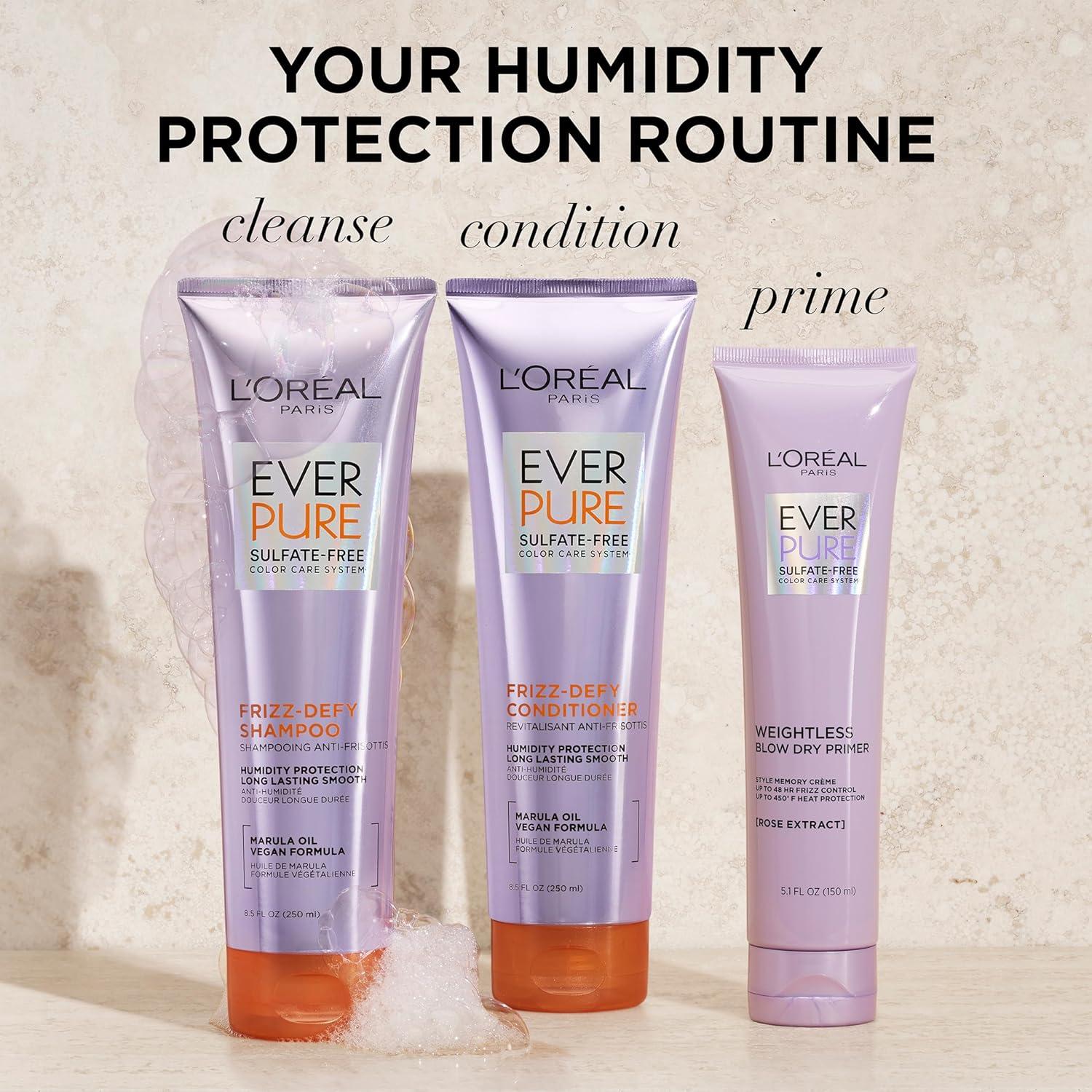 Conjunto Champú y Acondicionador L'Oreal Paris Frizz Defy 250 ml