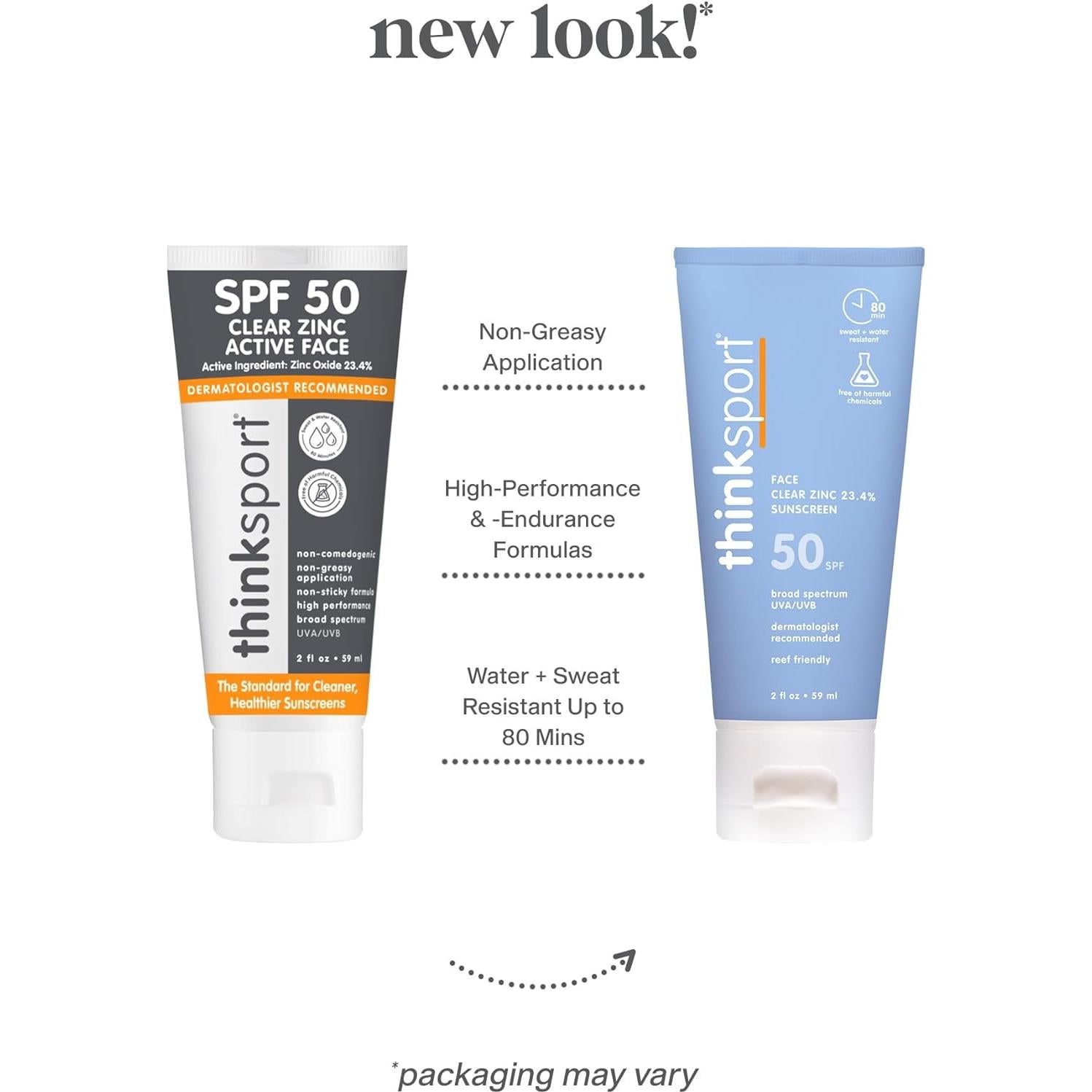 Protector Solar Mineral Thinksport SPF 50 59.15 ml Resistente al Agua