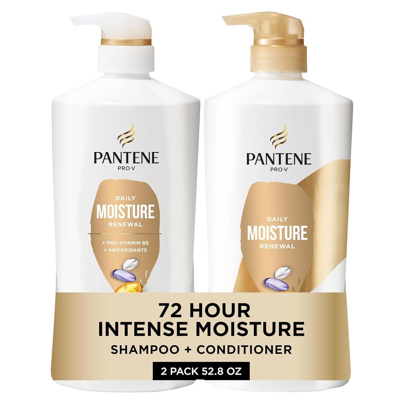 Conjunto Champú y Acondicionador Pantene 1.57 L Hidratación Diaria
