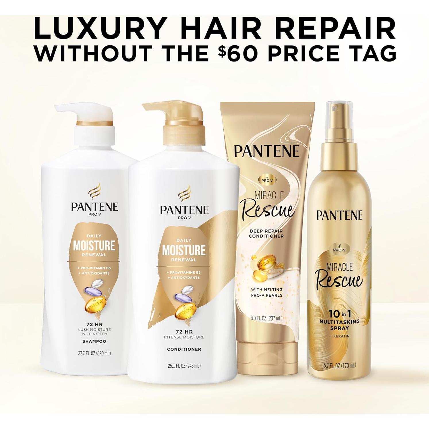 Conjunto Champú y Acondicionador Pantene 1.57 L Hidratación Diaria