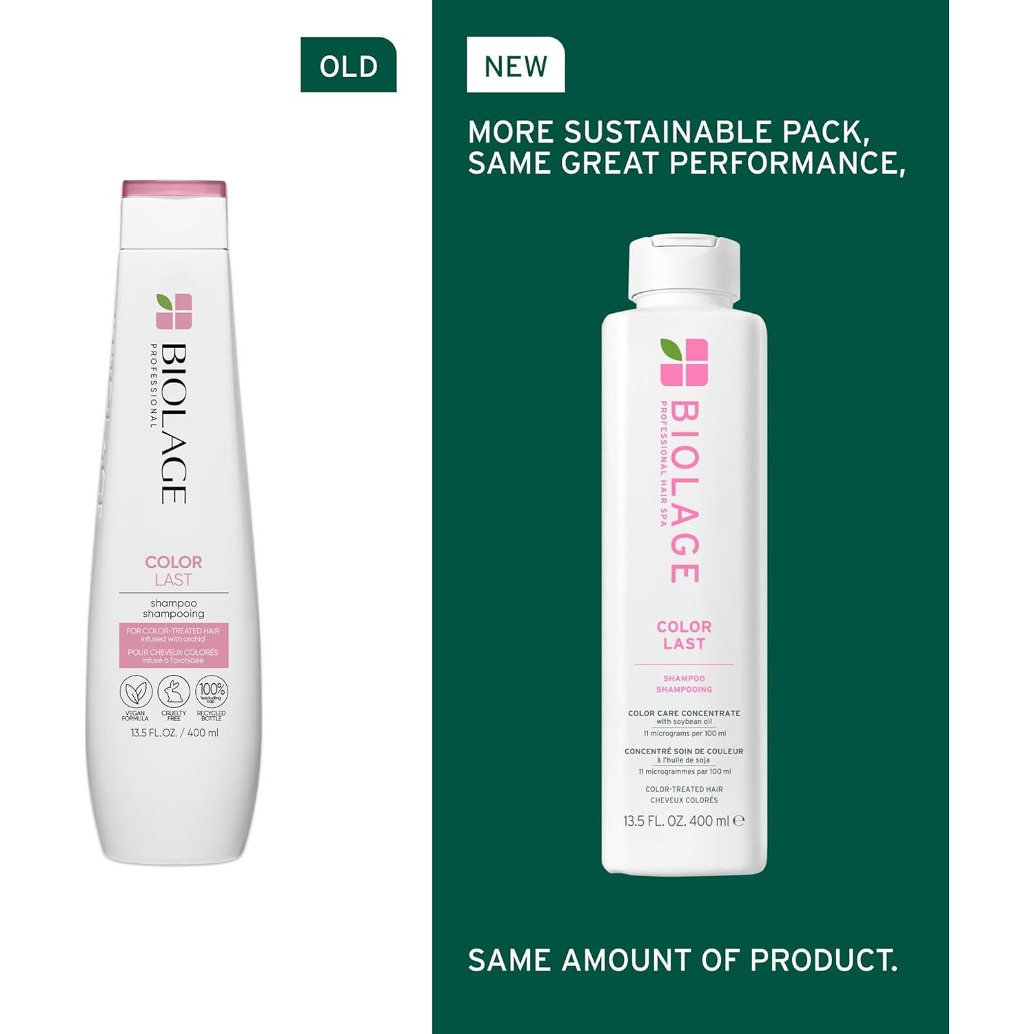 Champú Biolage Color Last 400 ml - Nutre y Fortalece Cabello Colorido