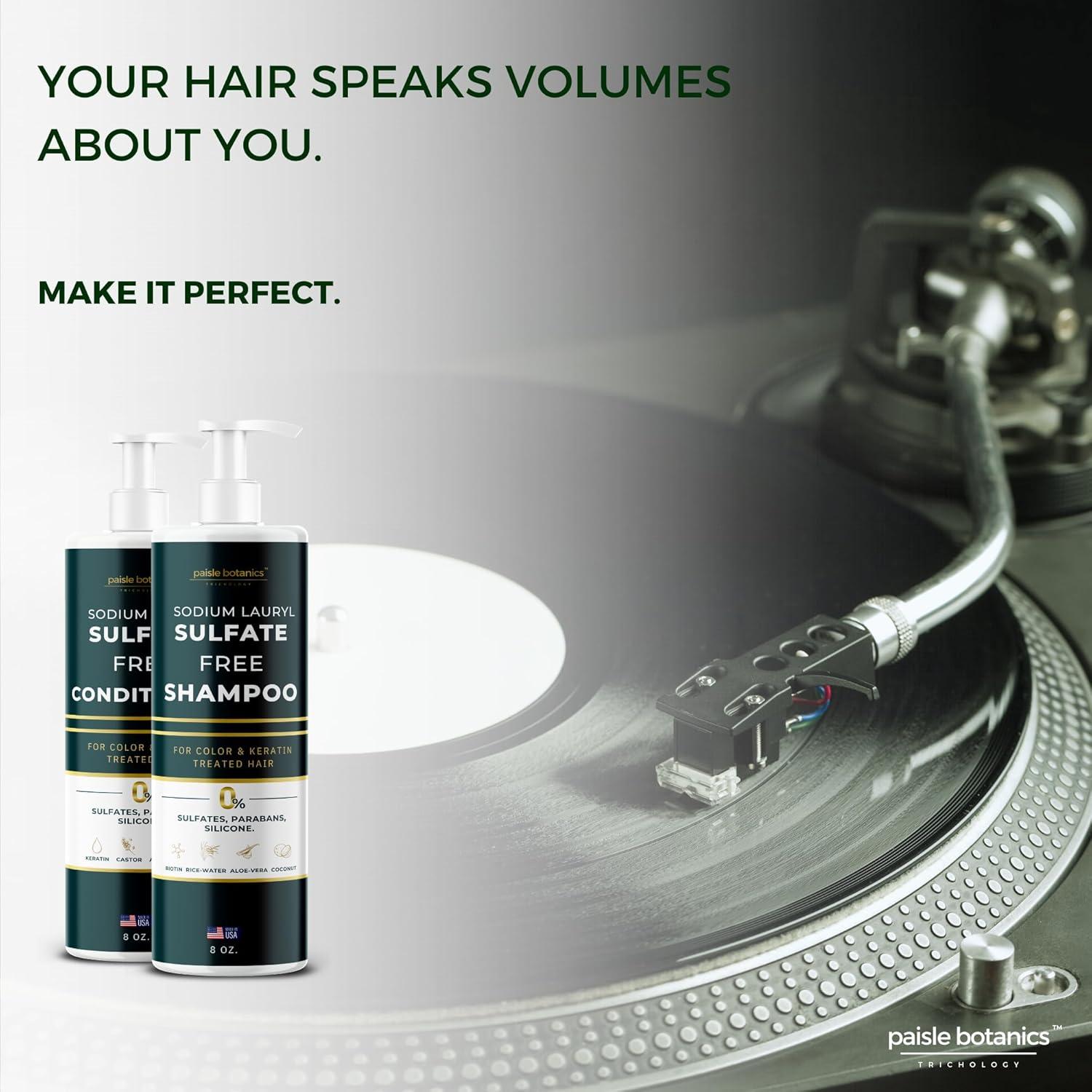 Champú y Acondicionador Natural Paisle Botanics 100% Libre de Sulfatos