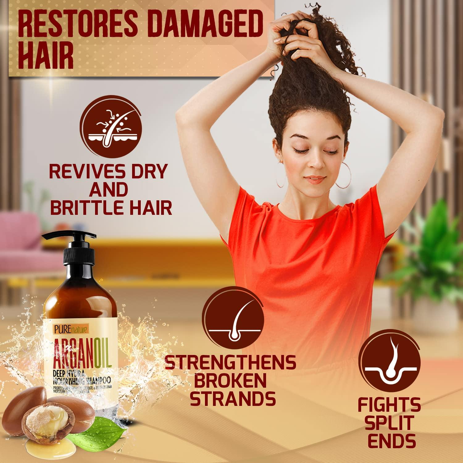 Champú Hidratante Aceite de Argán Pure Nature Lux Spa 540ml