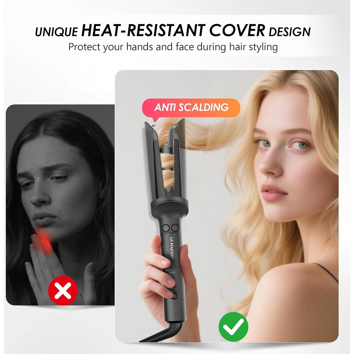 Plancha de Rizar Automática LA MAESII 1 Pulgada 3 Temperaturas