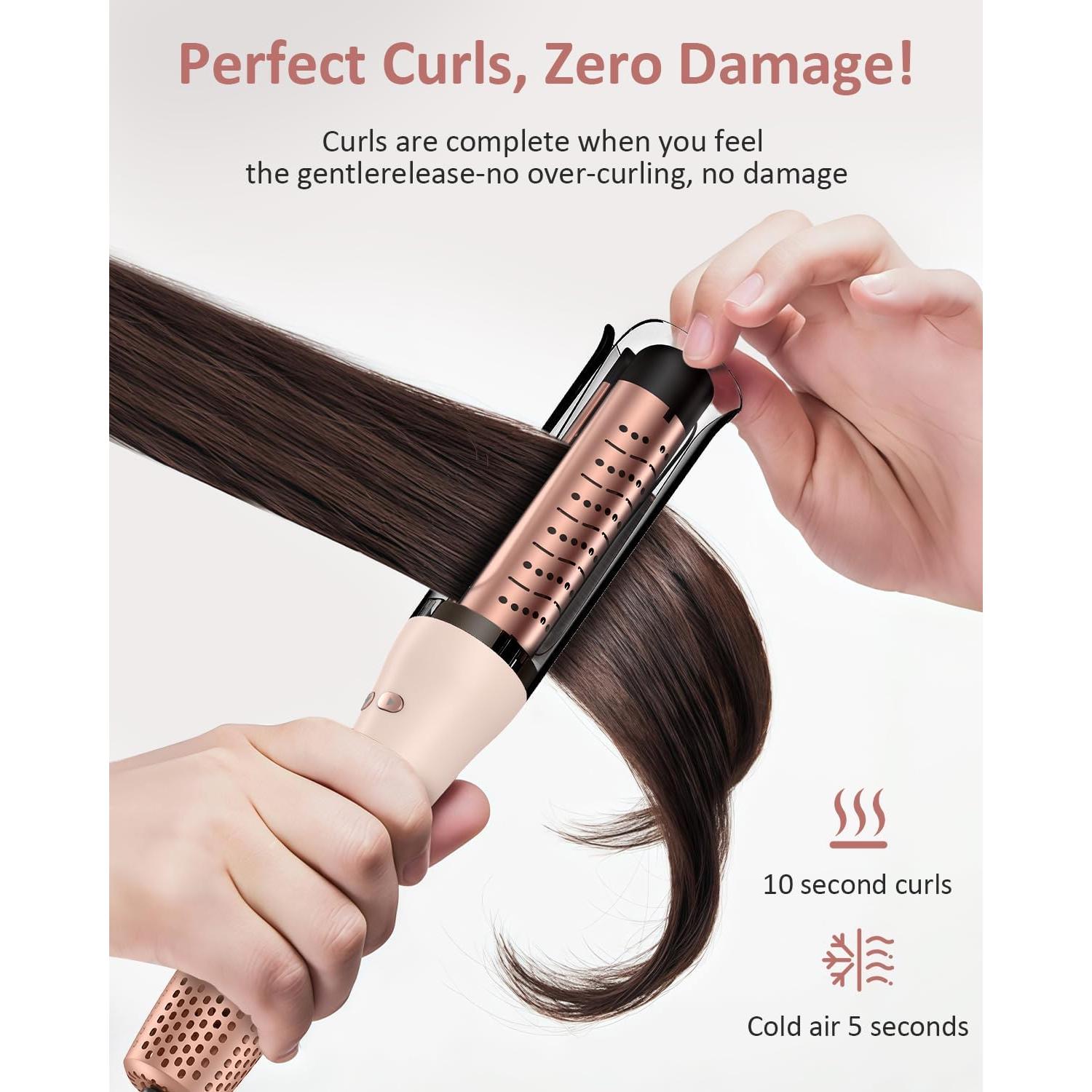 Rizador Automático de Cabello Dongguan C02B, 4 Temperaturas