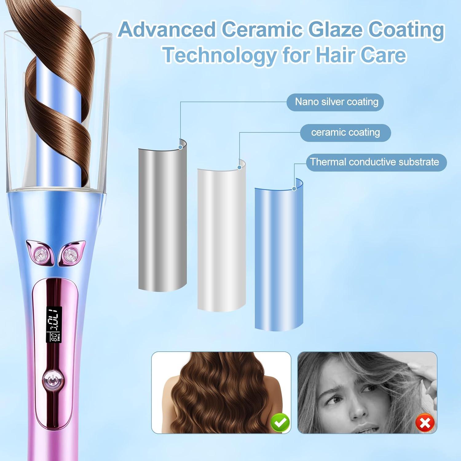 Rizador Automático JOYIDEAVA TH-506, 8 Temperaturas, Pantalla LCD