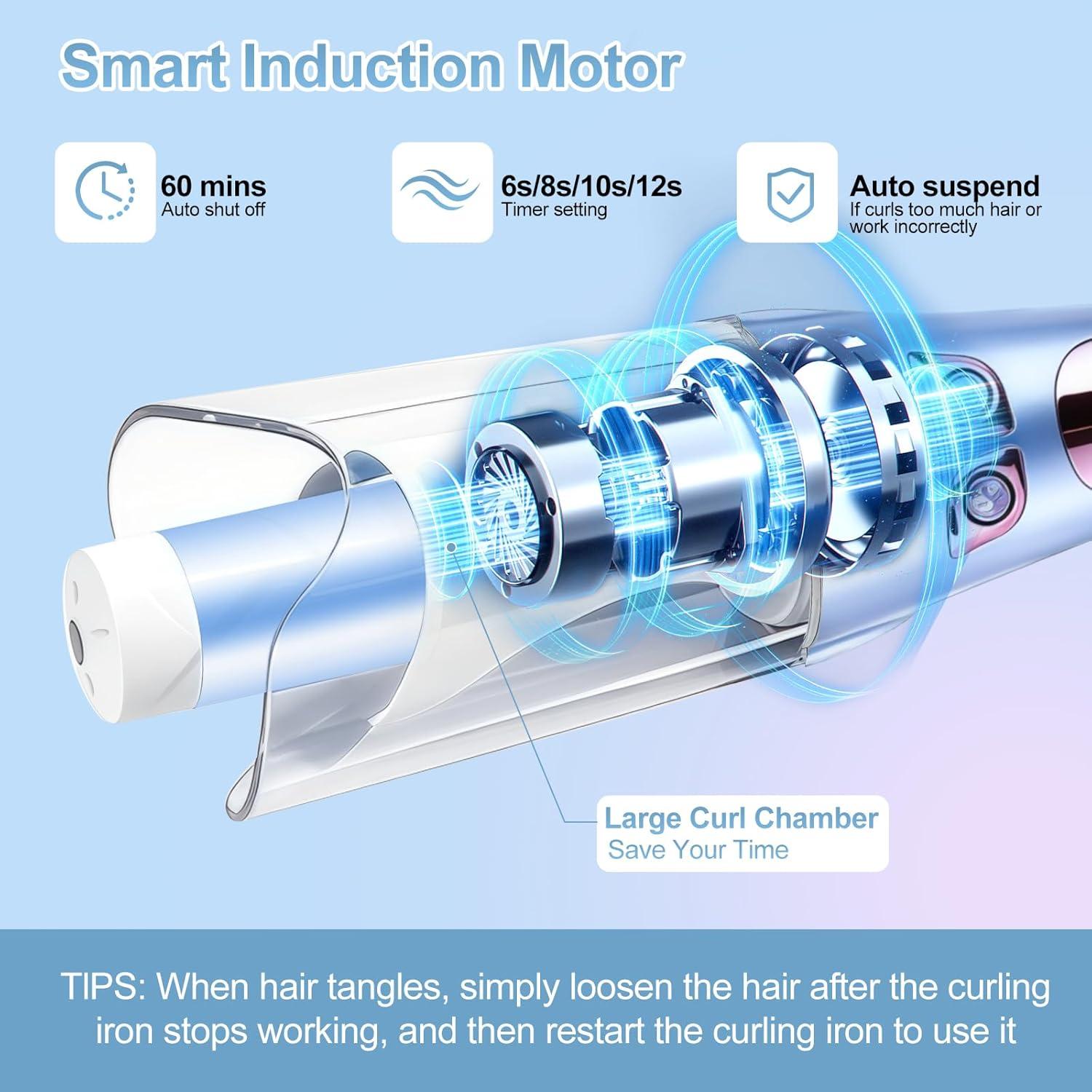 Rizador Automático JOYIDEAVA TH-506, 8 Temperaturas, Pantalla LCD