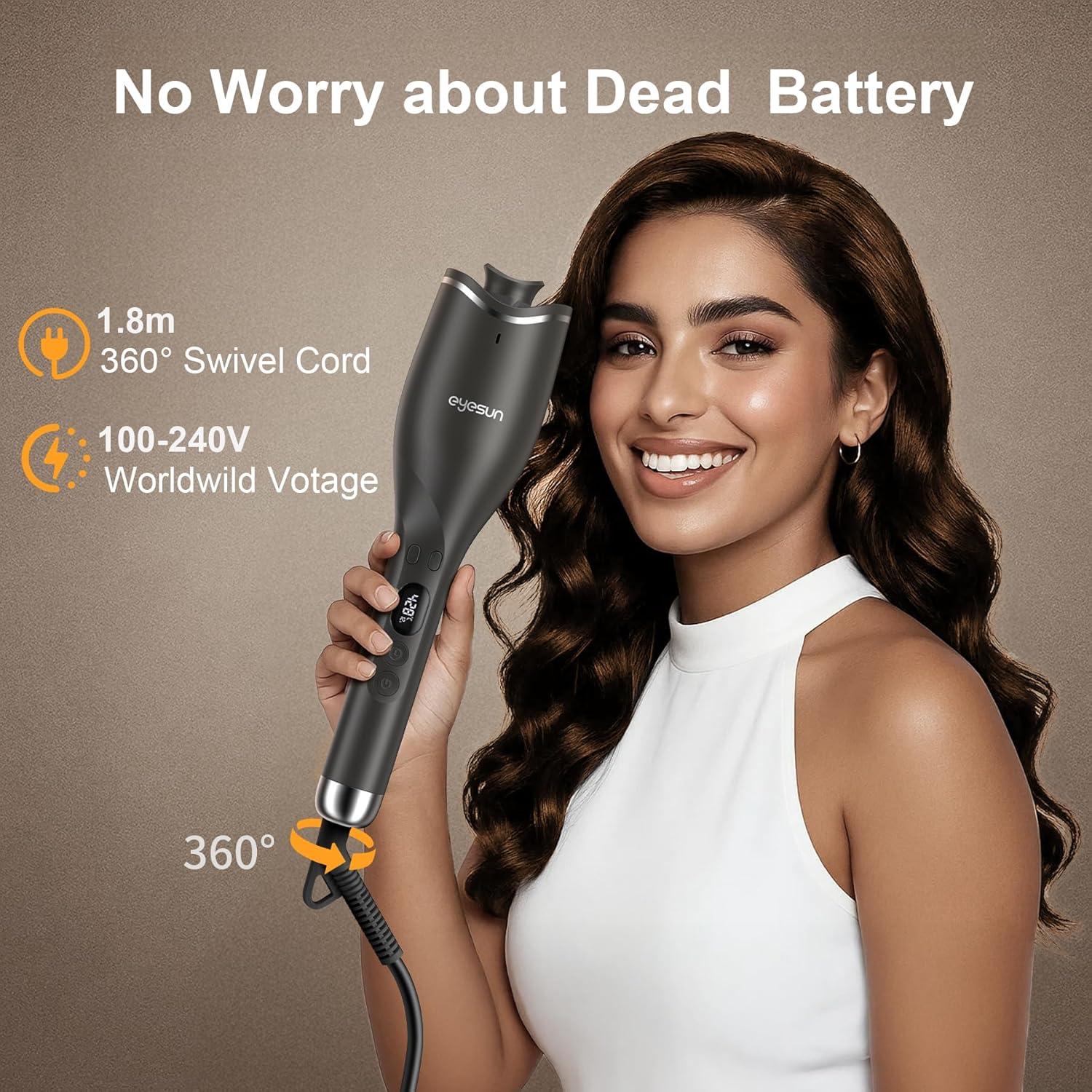 Rizador Automático EYESUN 1" (2.54 cm) 4 Temperaturas