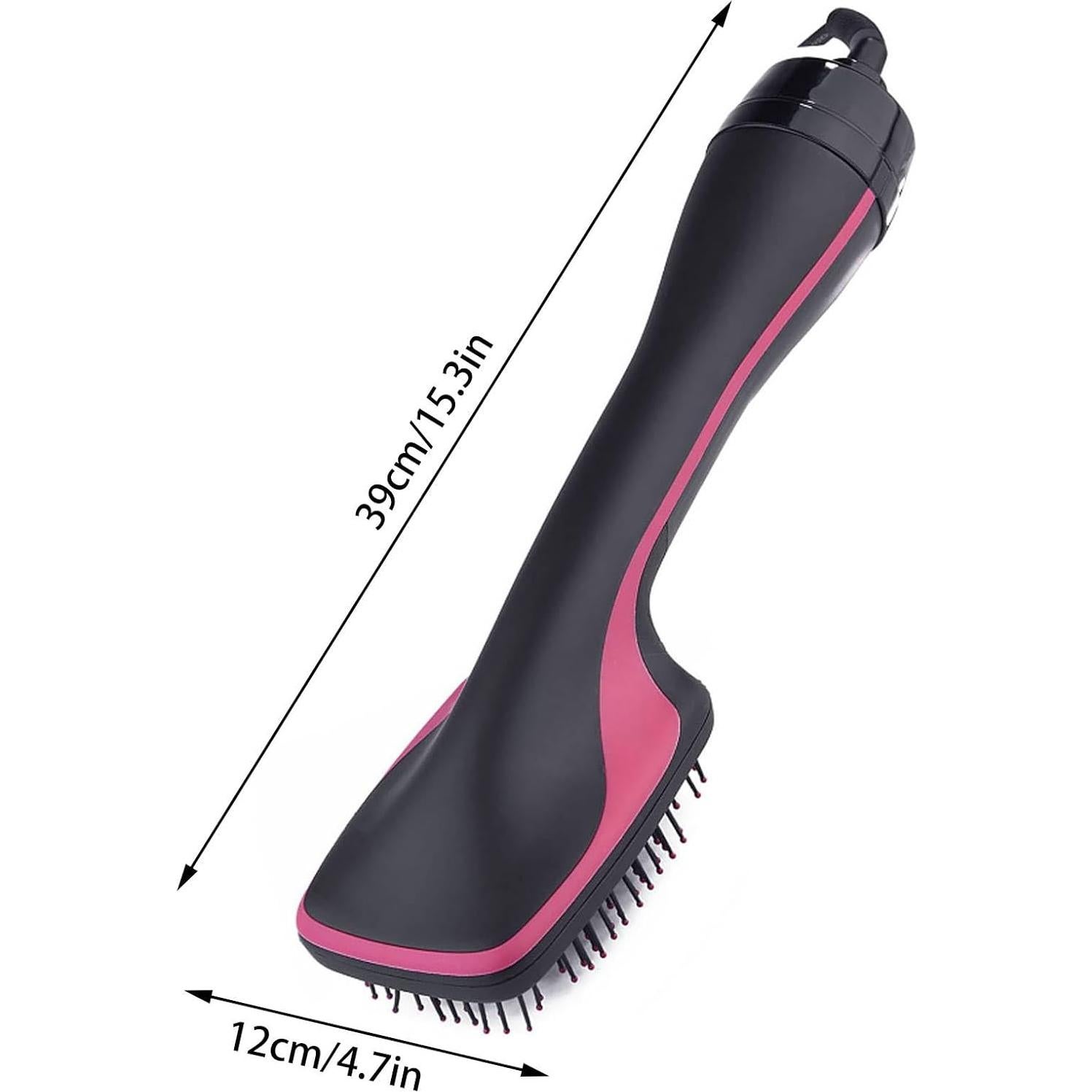 Secador y Alisador 2 en 1 WANZQPY, Cepillo Caliente 0.48kg