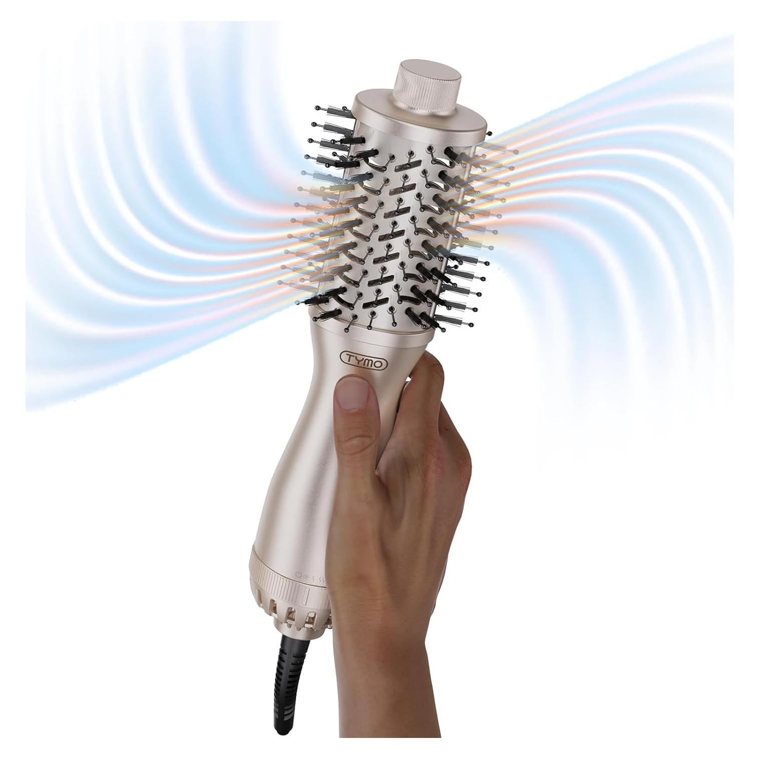 Cepillo Secador de Cabello TYMO 2.0 - 5 cm, Alisador y Rizador