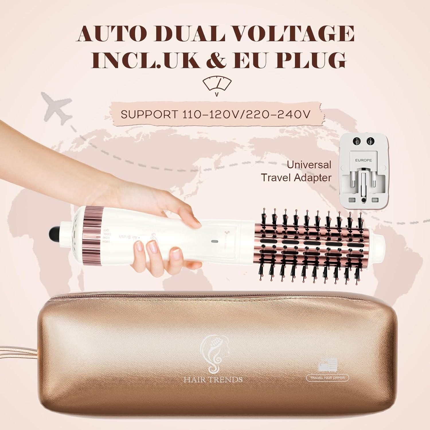 Cepillo Secador 4 en 1 Hair Trends HB005 600W 1.5" Redondo