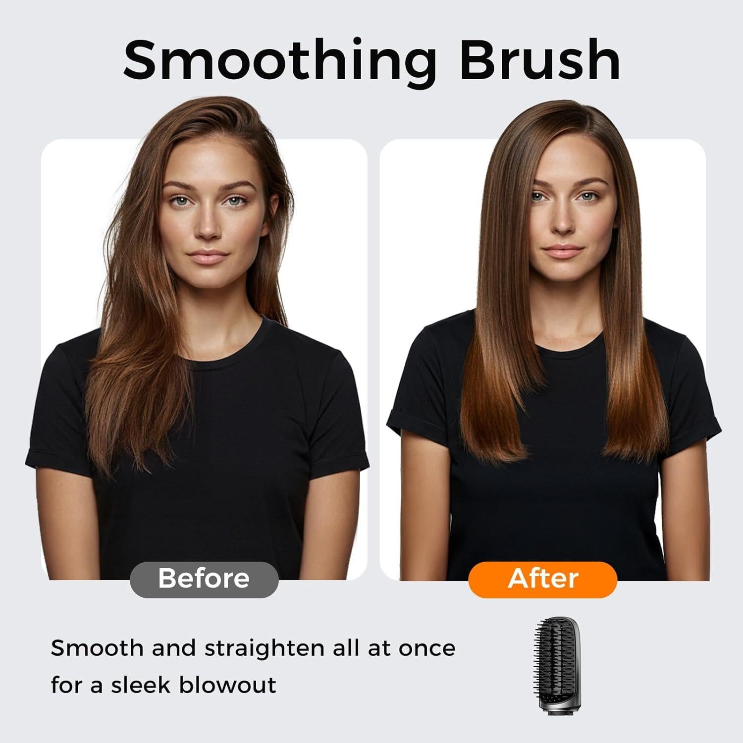 Cepillo Secador y Rizador Automático Alloom 160000 RPM Níquel