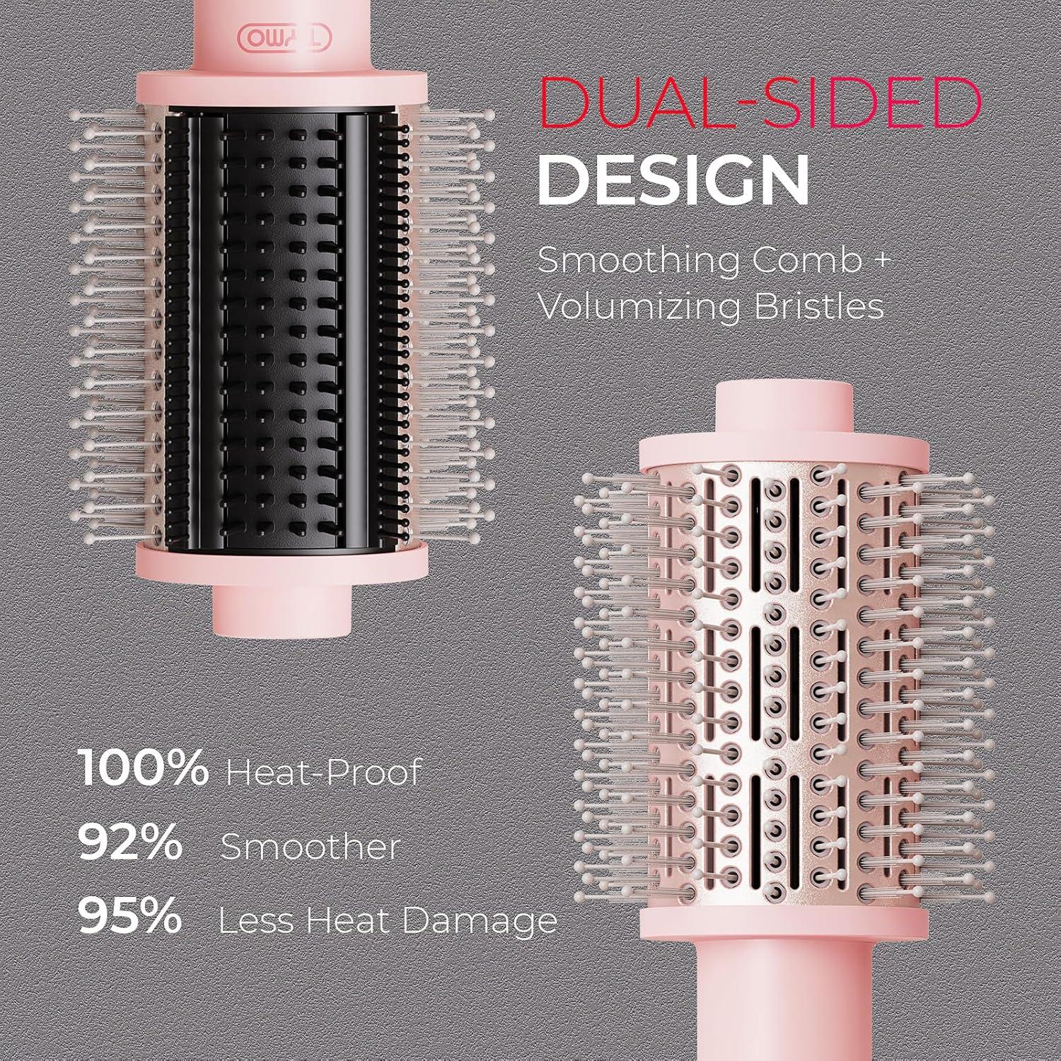 Cepillo Secador de Cabello TYMO 3.0 - 5 en 1 Antifrizz Rosa