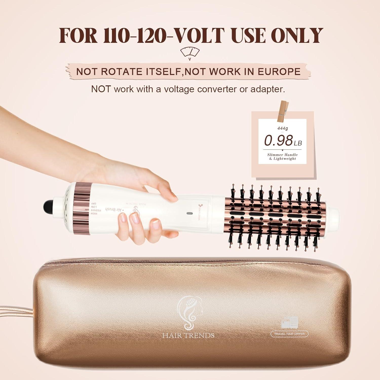 Secador de Cepillo Redondo 1.5" Hair Trends 110-120V 4 en 1