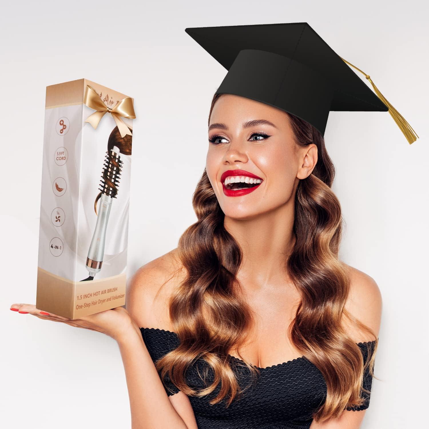 Secador de Cepillo Redondo 1.5" Hair Trends 110-120V 4 en 1