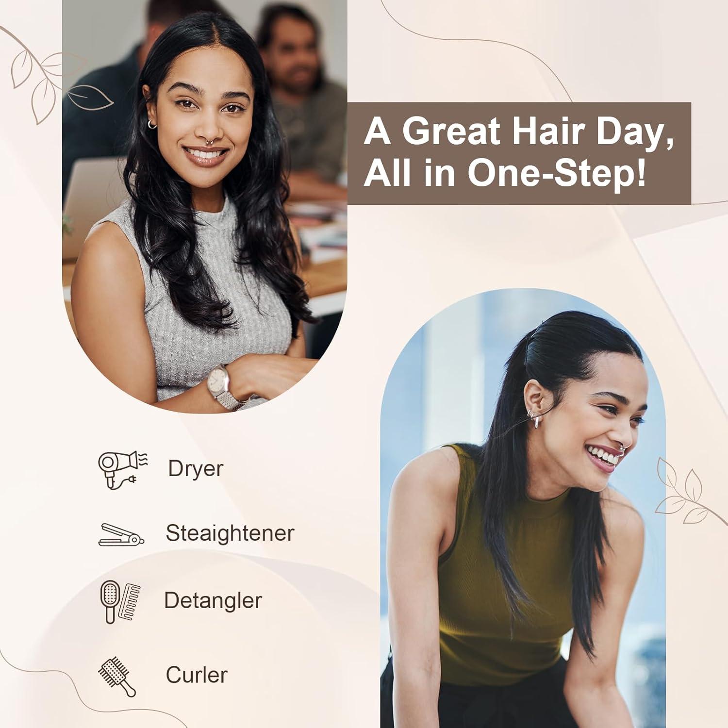 Cepillo Alisador de Cabello Tendencias de Cabello 1000W 60mm