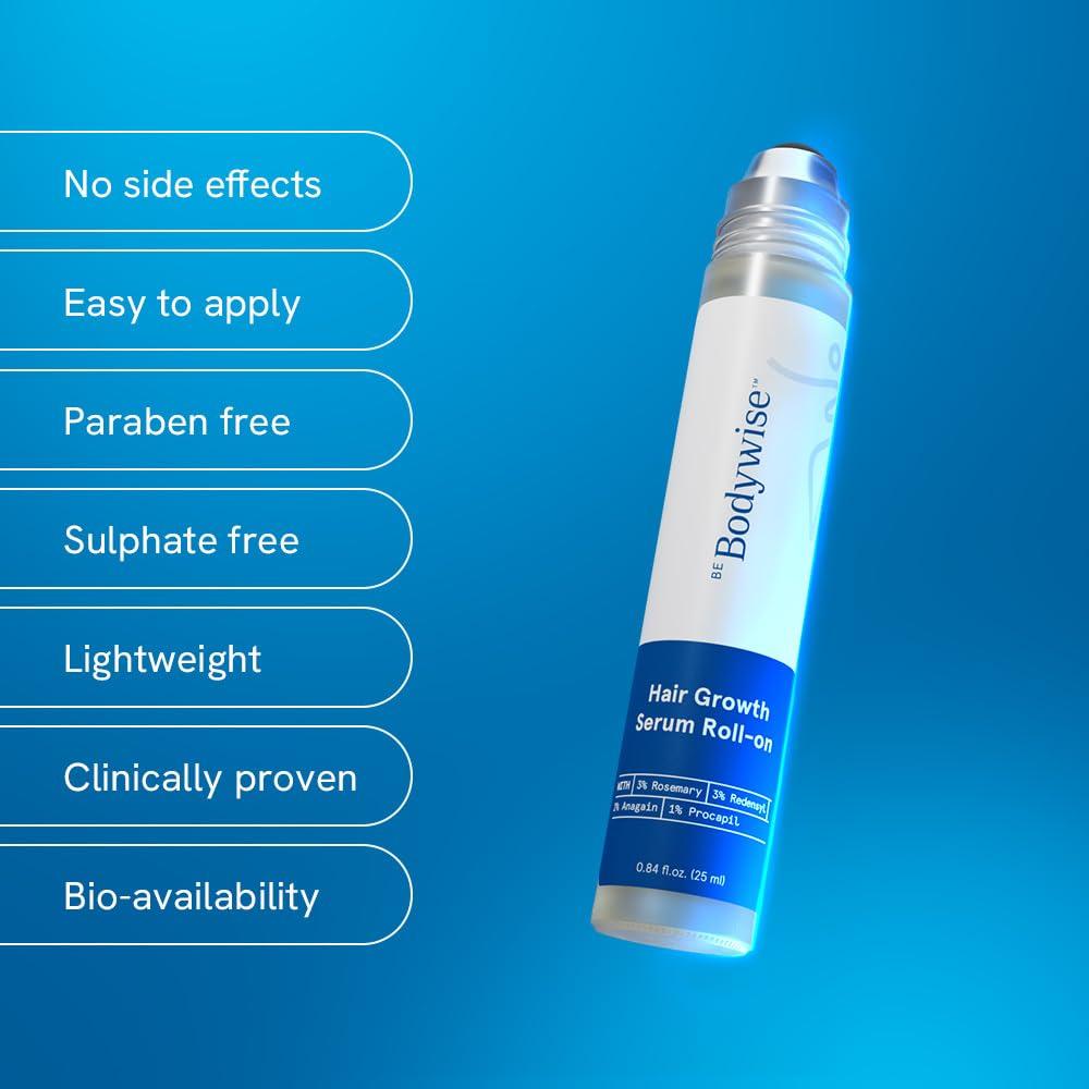 Suero Crecimiento Cabello Be Bodywise 25 ml - 3% Romero