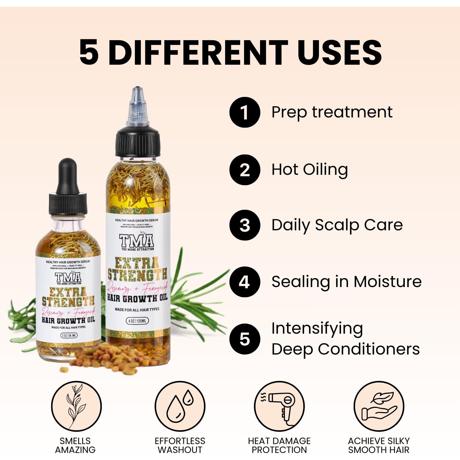 Aceite Herbal Crecimiento Capilar Extra Fuerte 118 ml - El Atractivo del Cabello