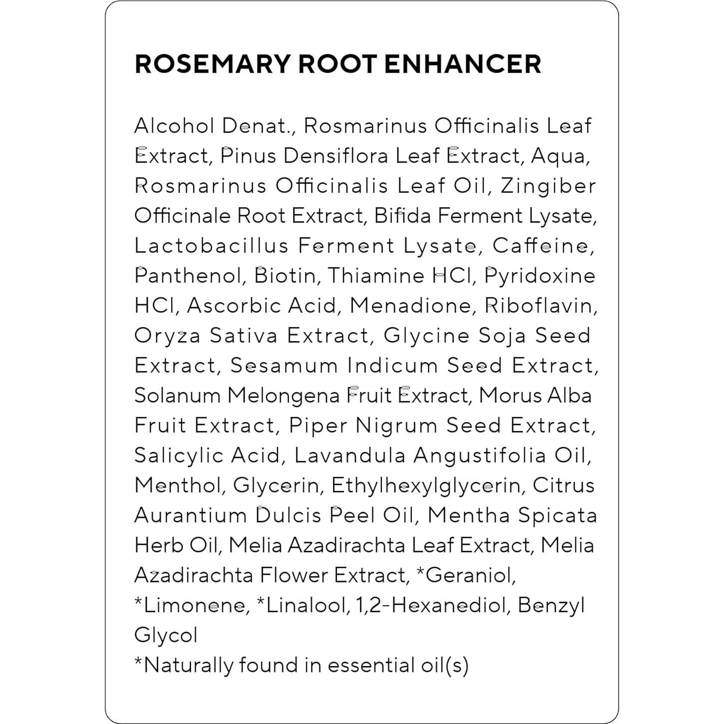 Rociador de Agua de Romero Aromática 110g - Crecimiento Cabello