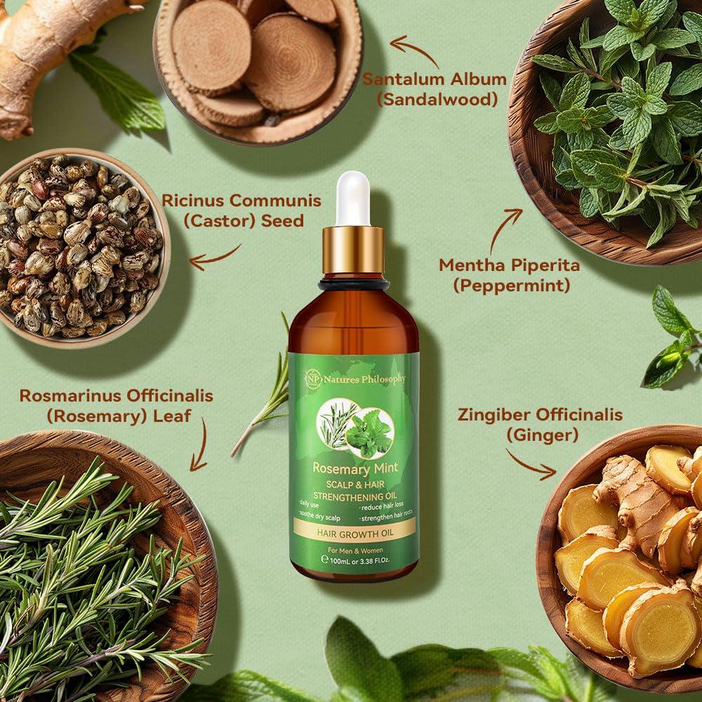 Aceite de Romero NP Filosofía de la Naturaleza 100 ml - Crecimiento Cabello