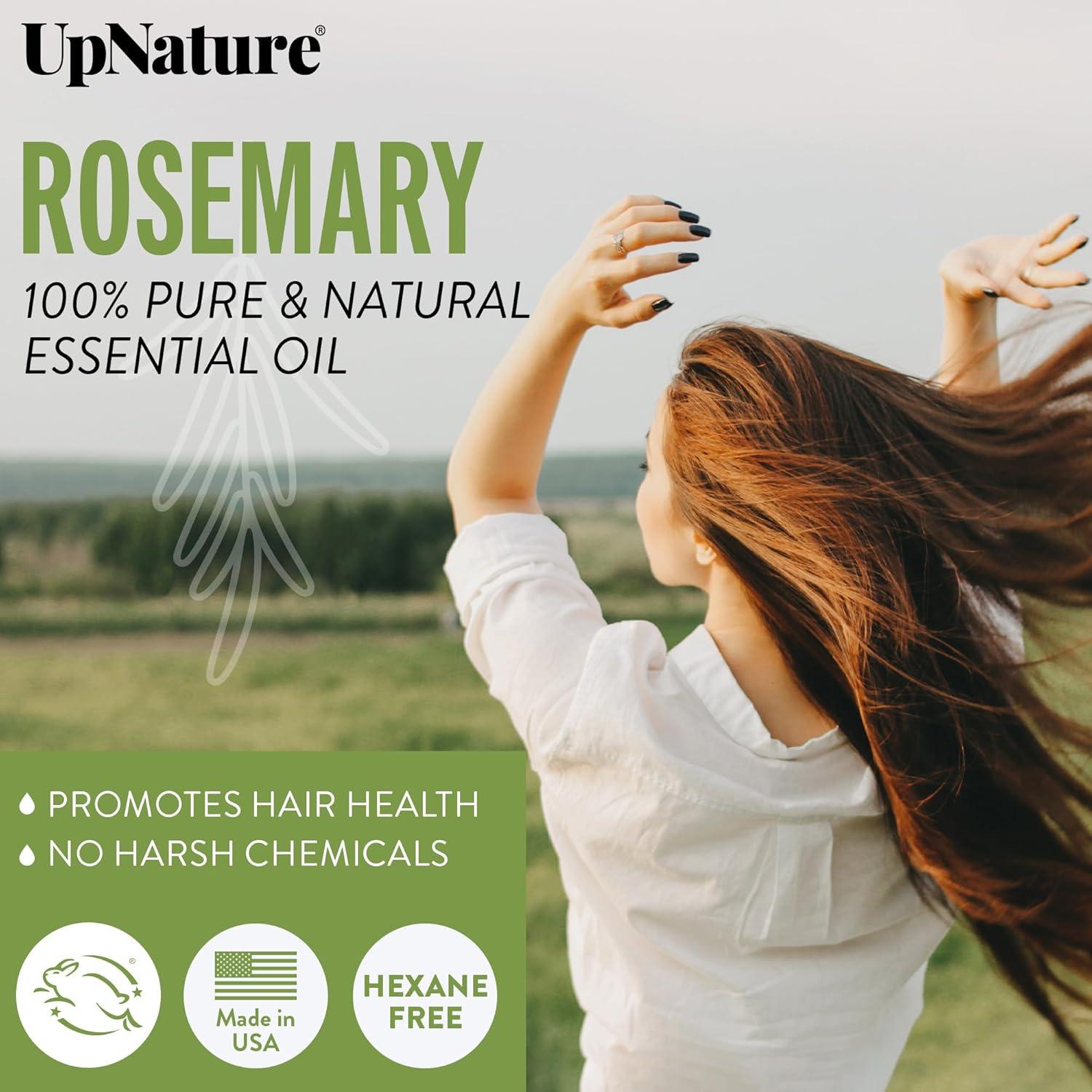 Aceite Esencial de Romero UpNature 100% Puro 59ml para Cabello