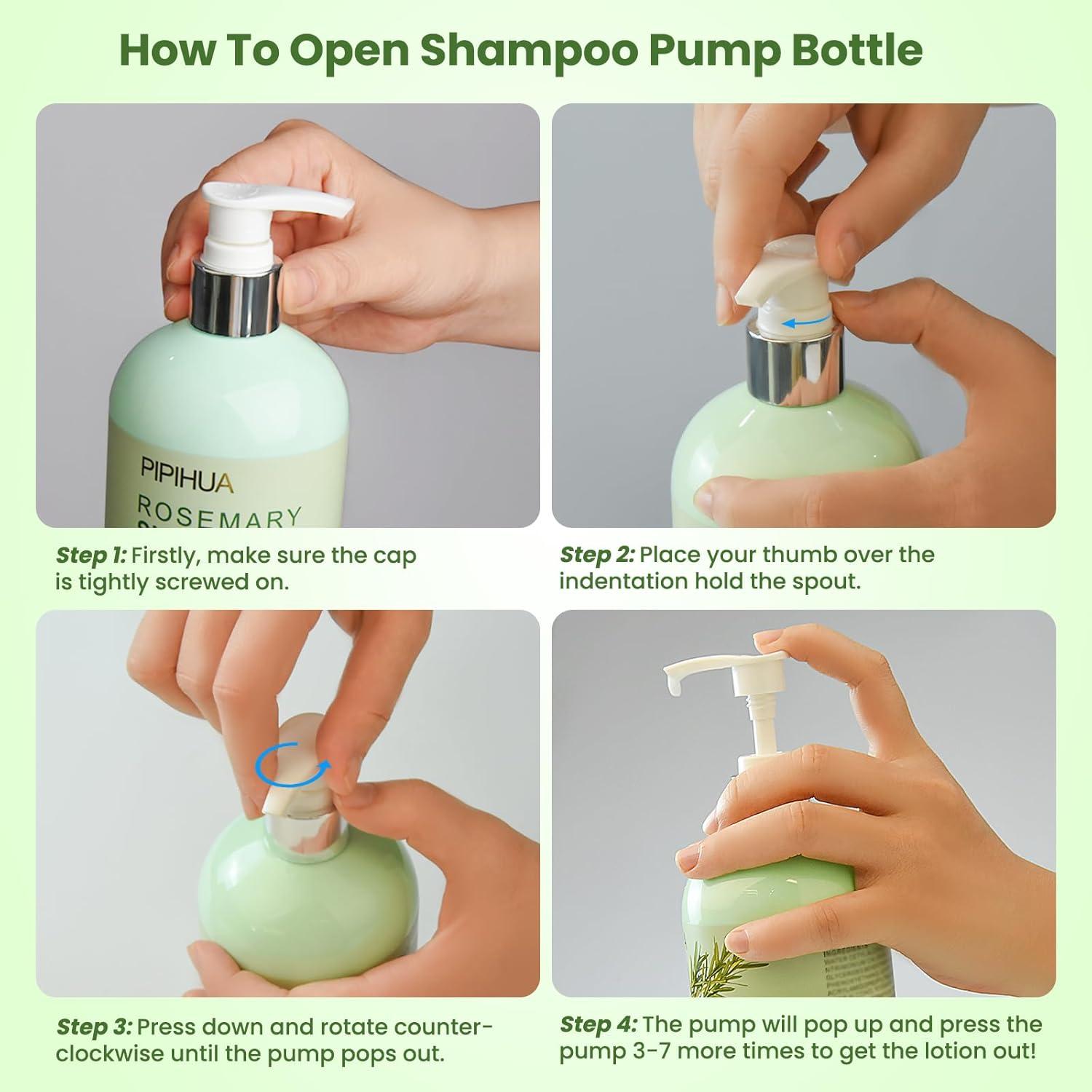 Champú de Romero PIPIHUA 426g - Crecimiento y Engrosamiento