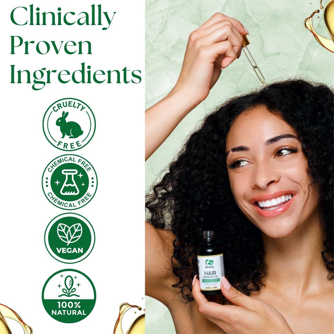 Aceite para el Crecimiento del Cabello Seddy 100 ml - Romero y Menta