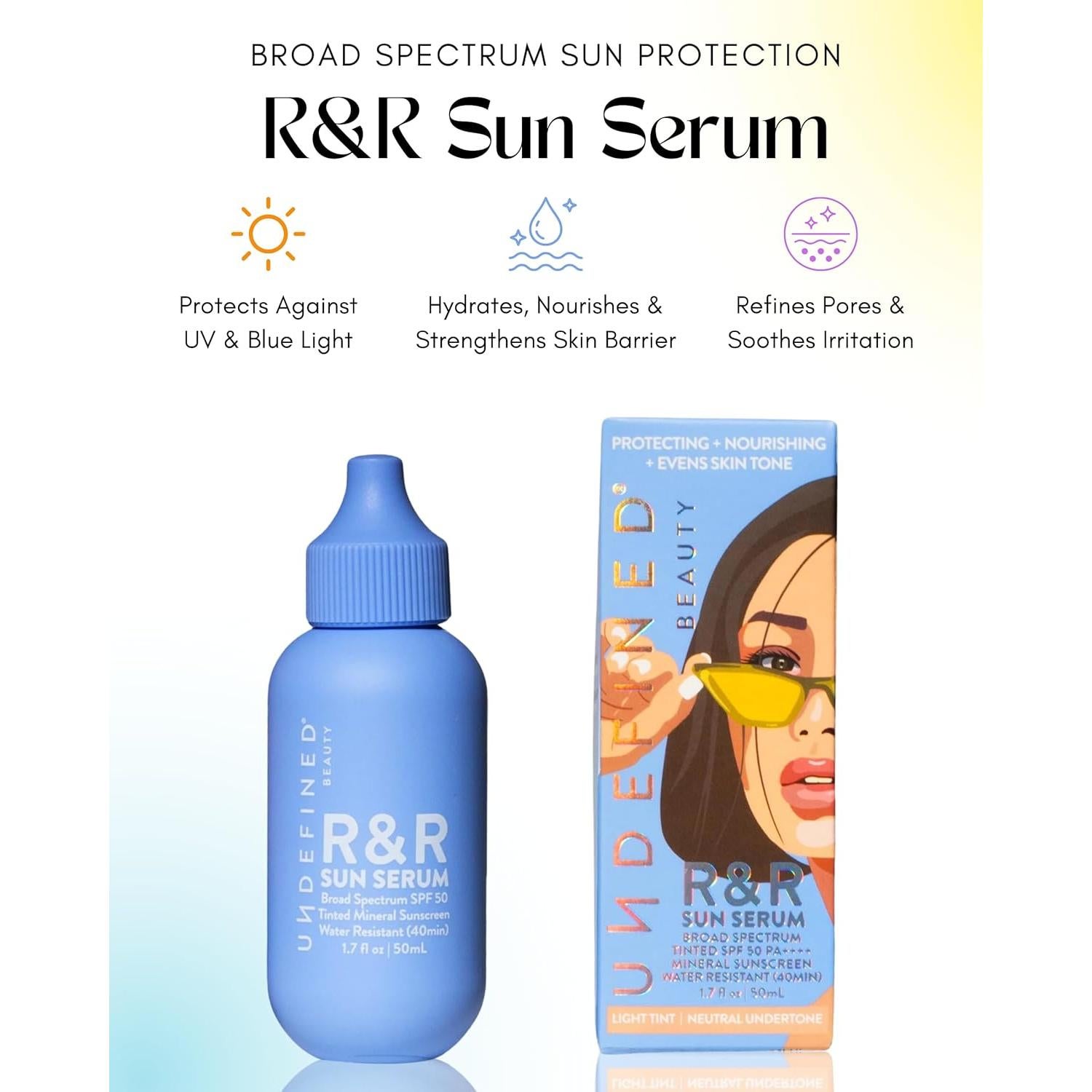 Suero Solar Mineral SPF 50 Belleza Indefinida Tono Claro