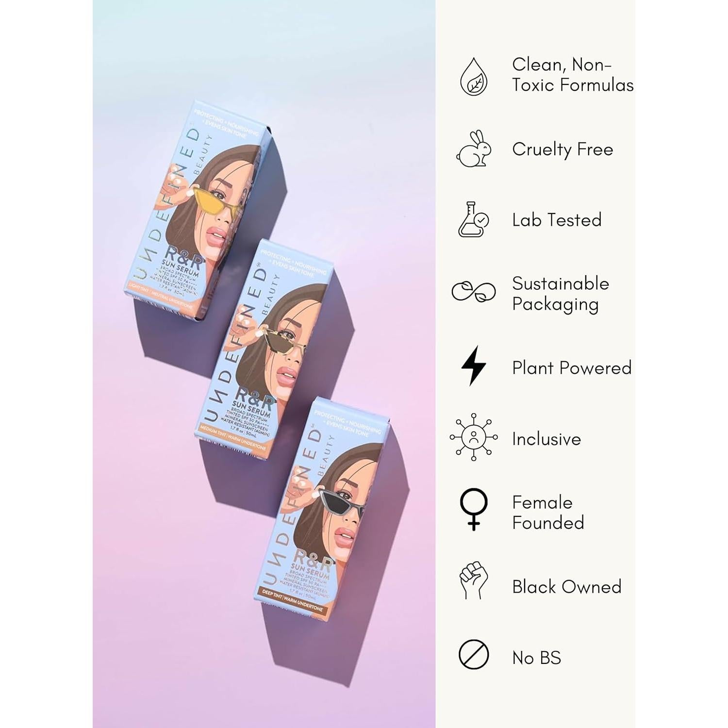 Suero Solar Mineral SPF 50 Belleza Indefinida Tono Claro