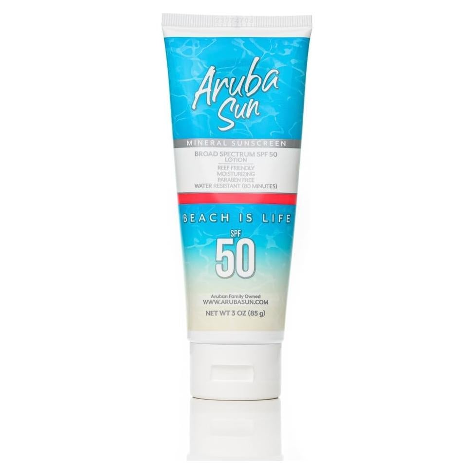 Protector Solar Mineral Aruba Sun SPF 50 85 g Resistente al Agua