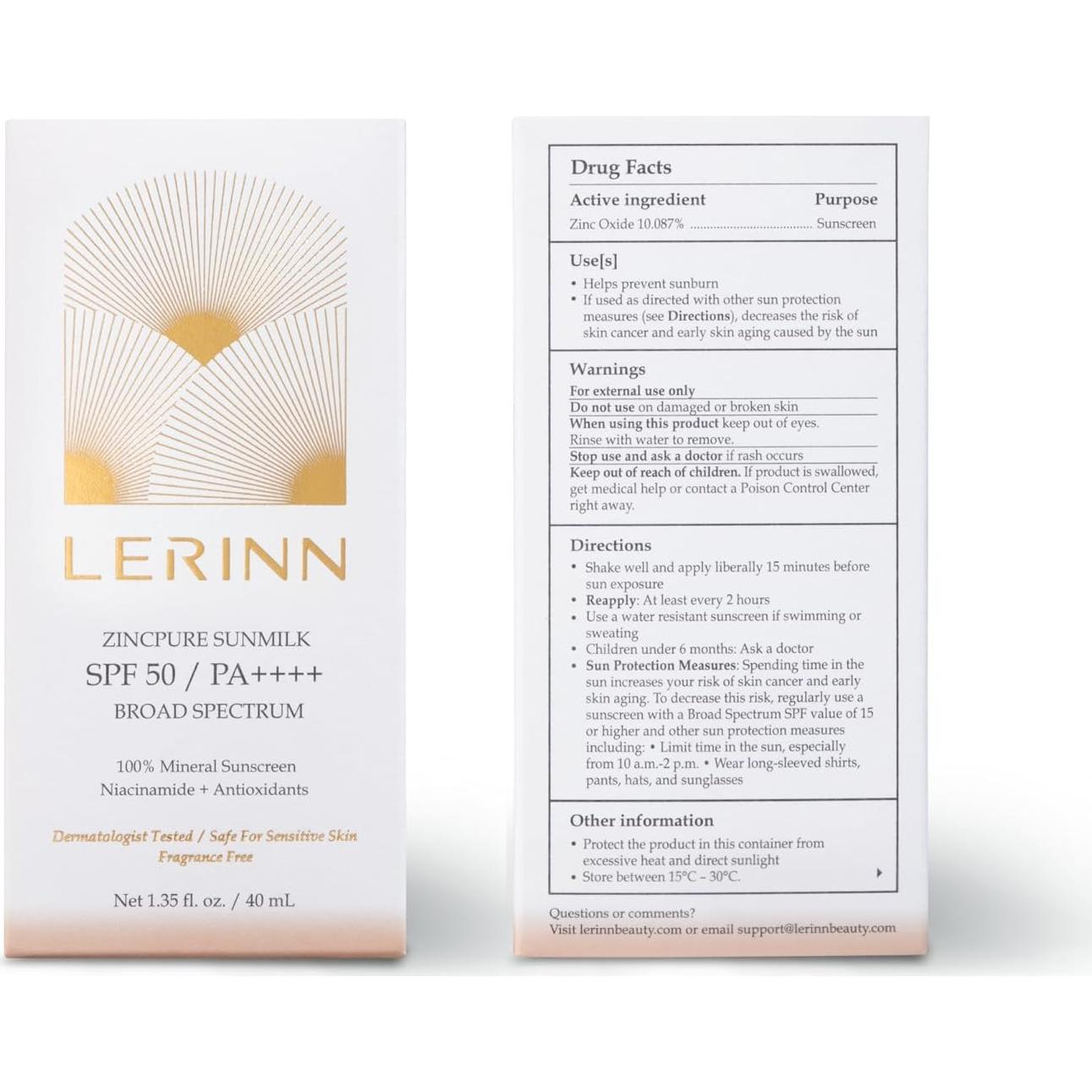 Protector Solar Facial Mineral ZincPure SPF 50 40 ml