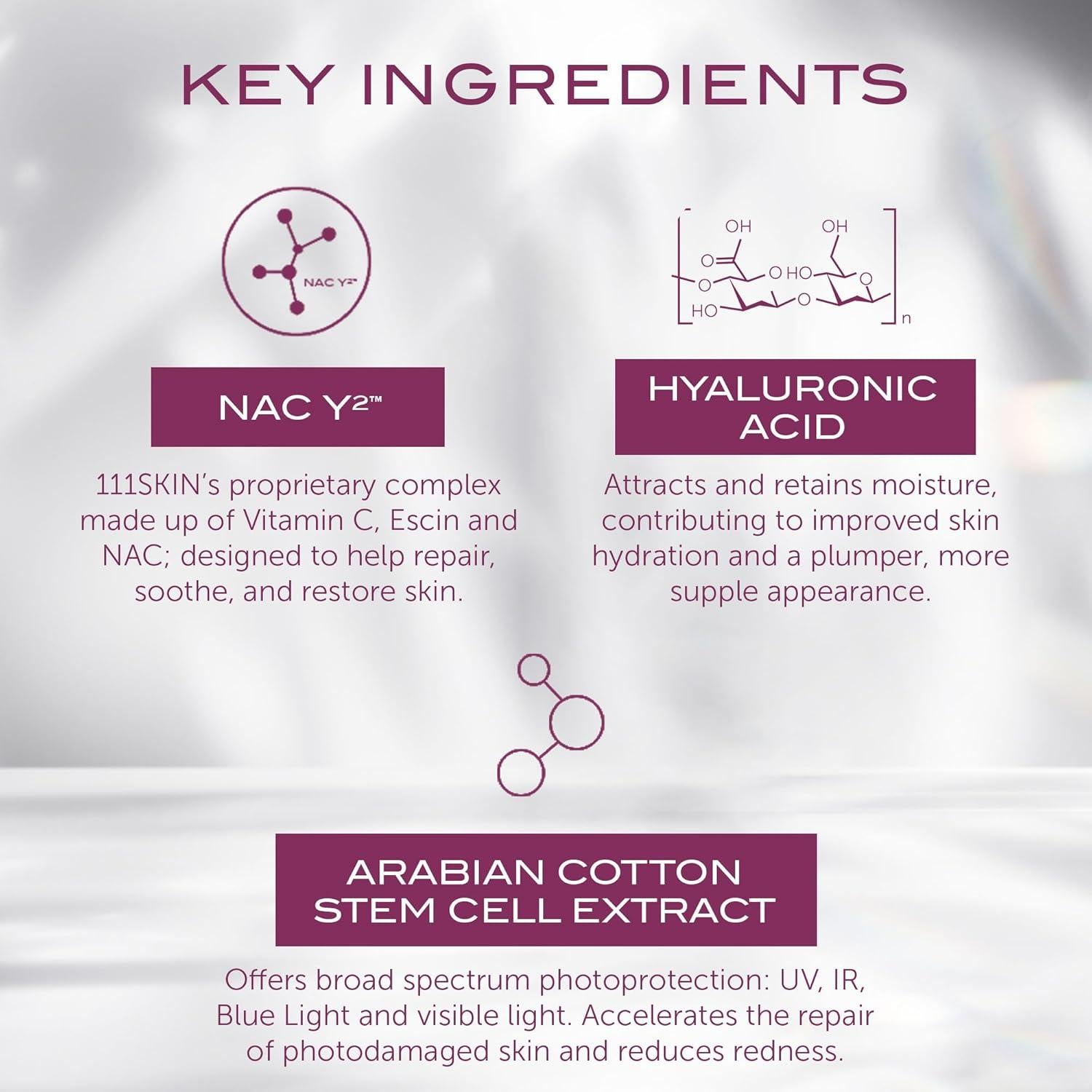 Protector Solar Mineral 111SKIN SPF 50, 50 ml - No Graso