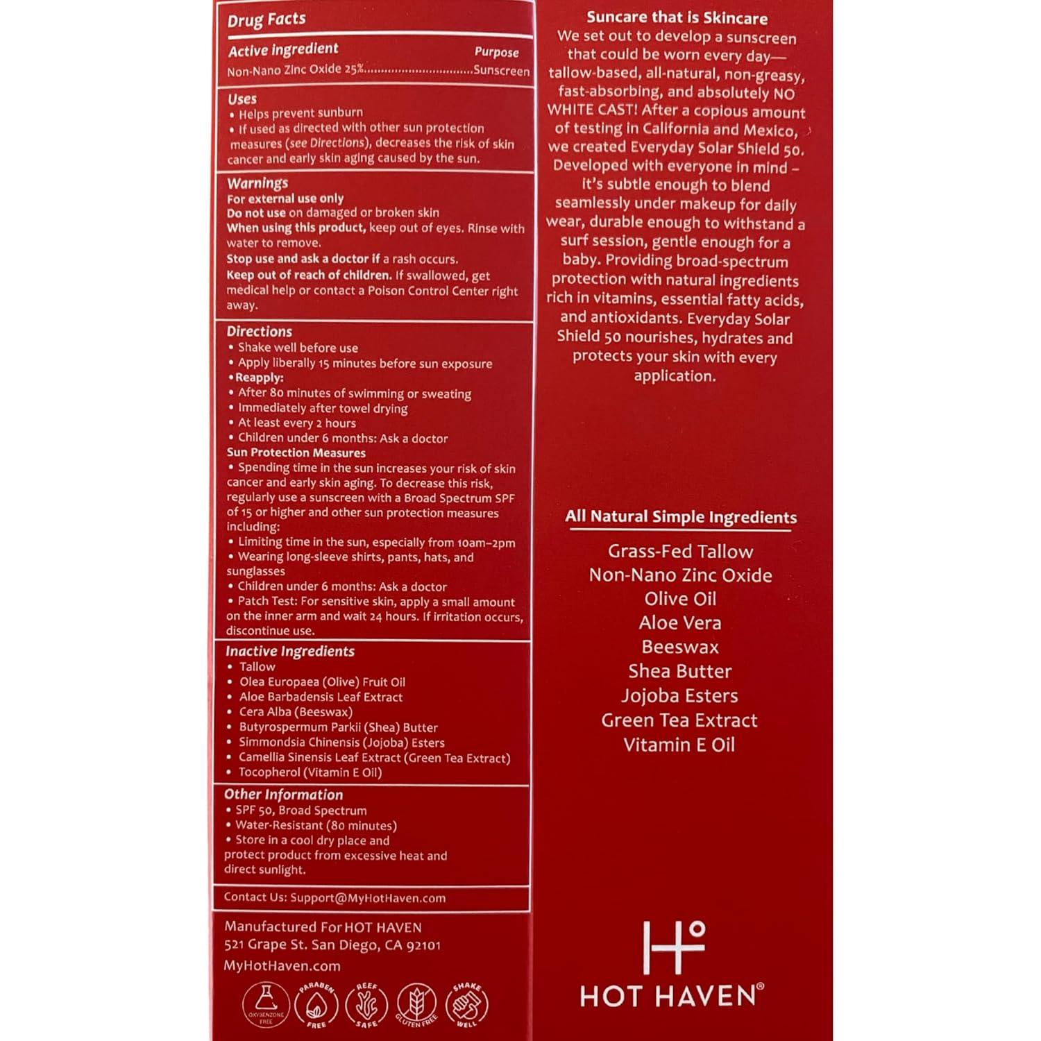 Protector Solar SPF 50 Sebo Natural - Hidratante y Seguro Bebés 95.5g