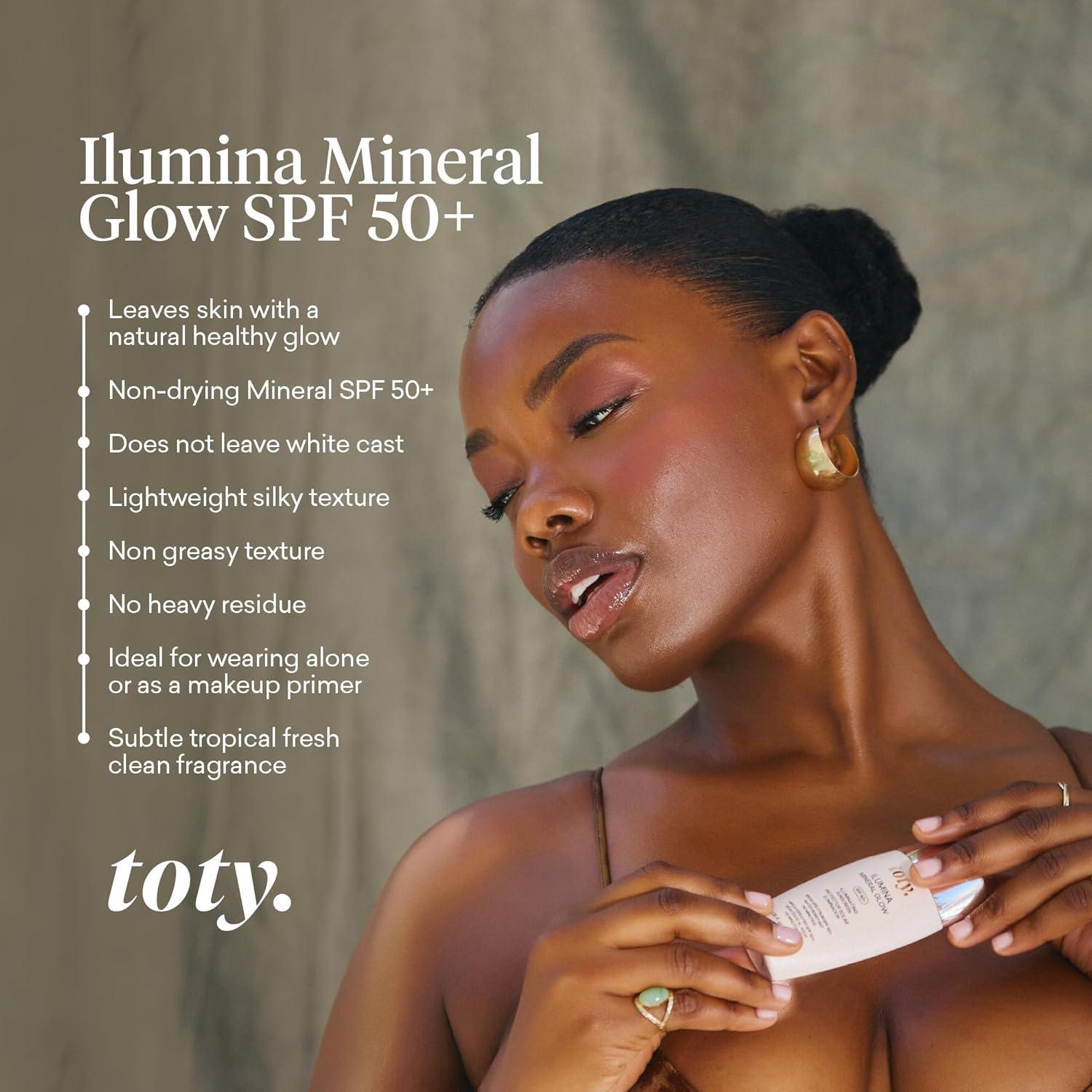 Protector Solar Mineral Toty SPF 50+ - Ilumina y Rejuvenece