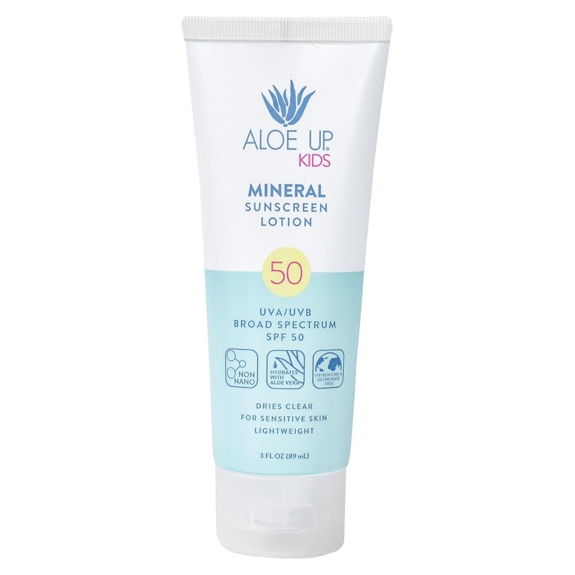 Bloqueador Solar Mineral Aloe Up Kids SPF 50 - 85 g